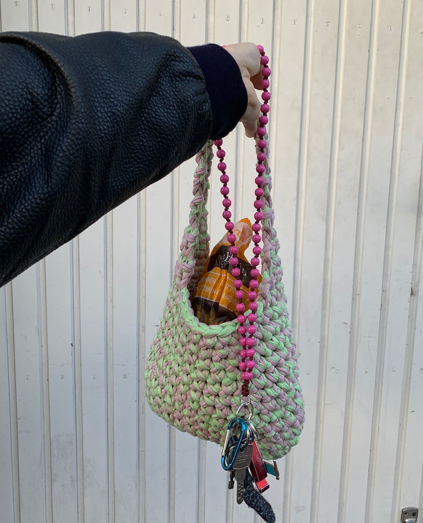 recycled yarn bag