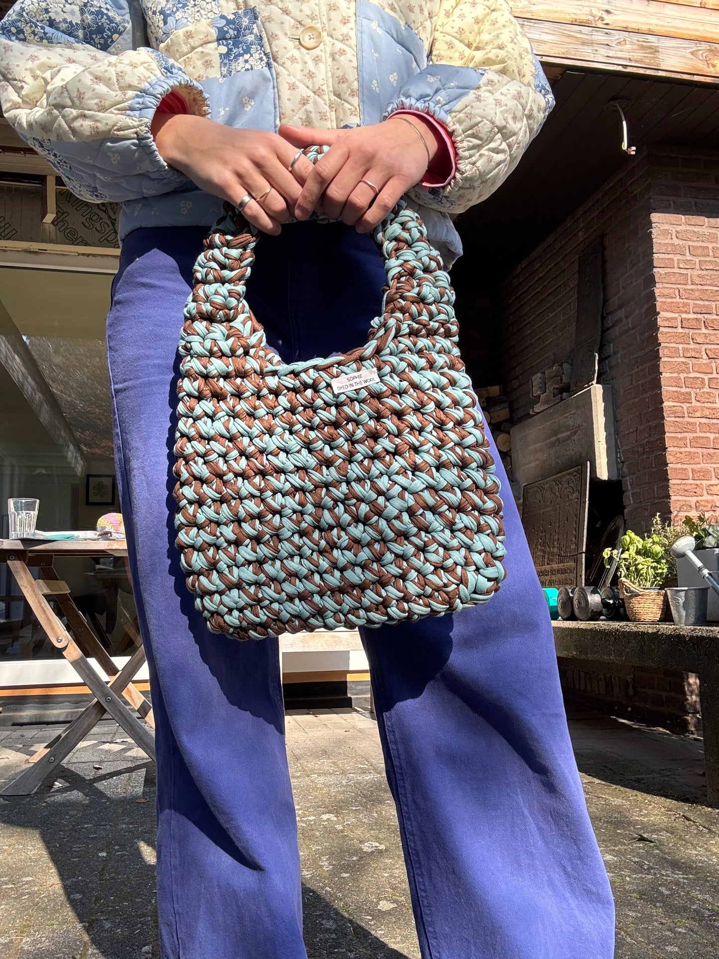 recycled yarn bag