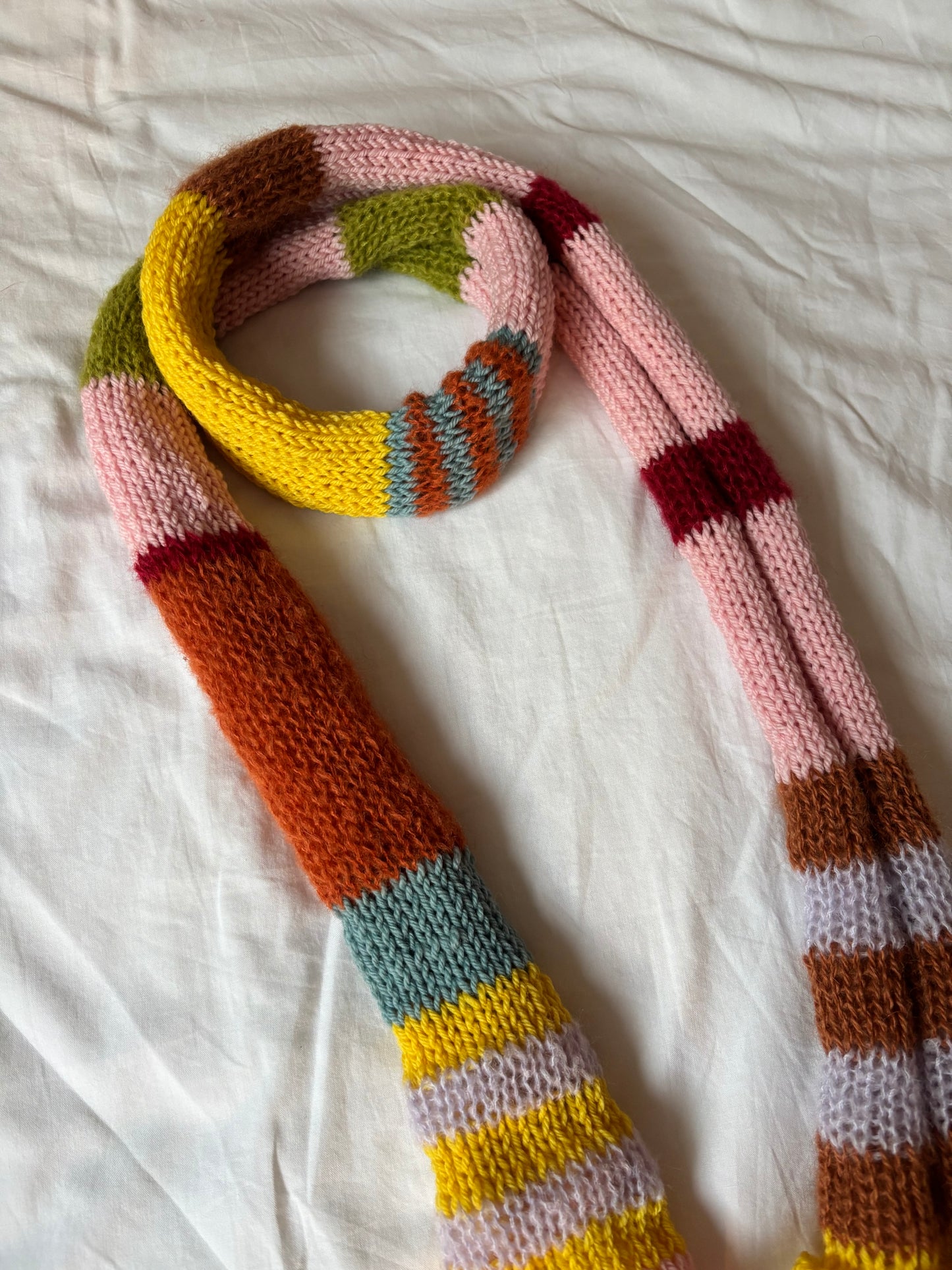 rainbow scarf