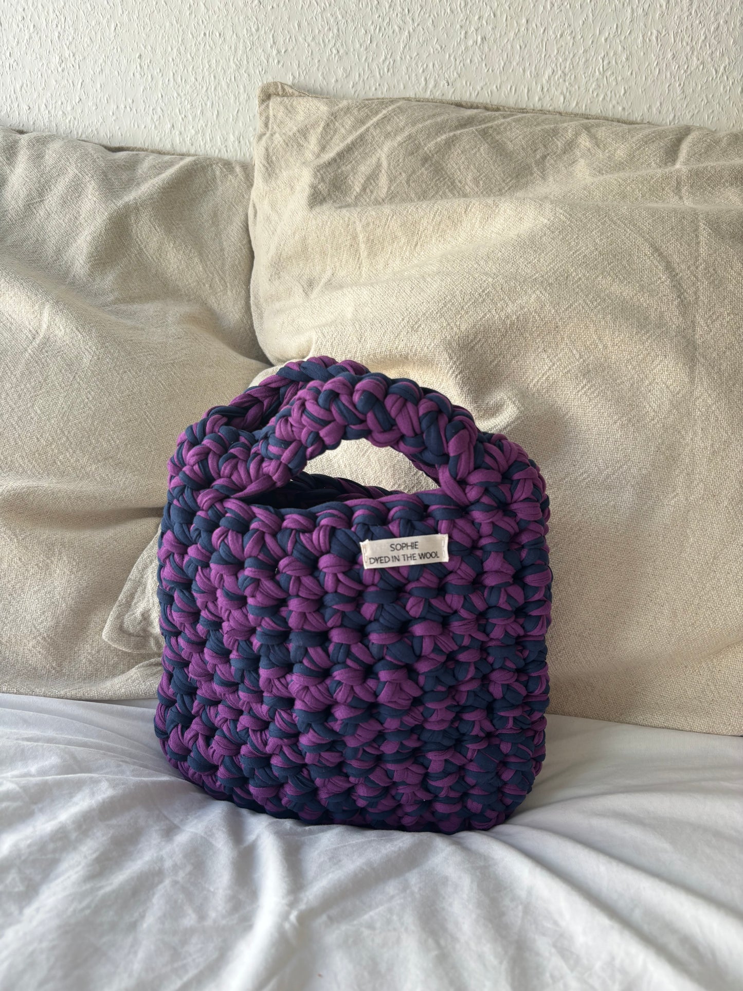 recycled yarn bag