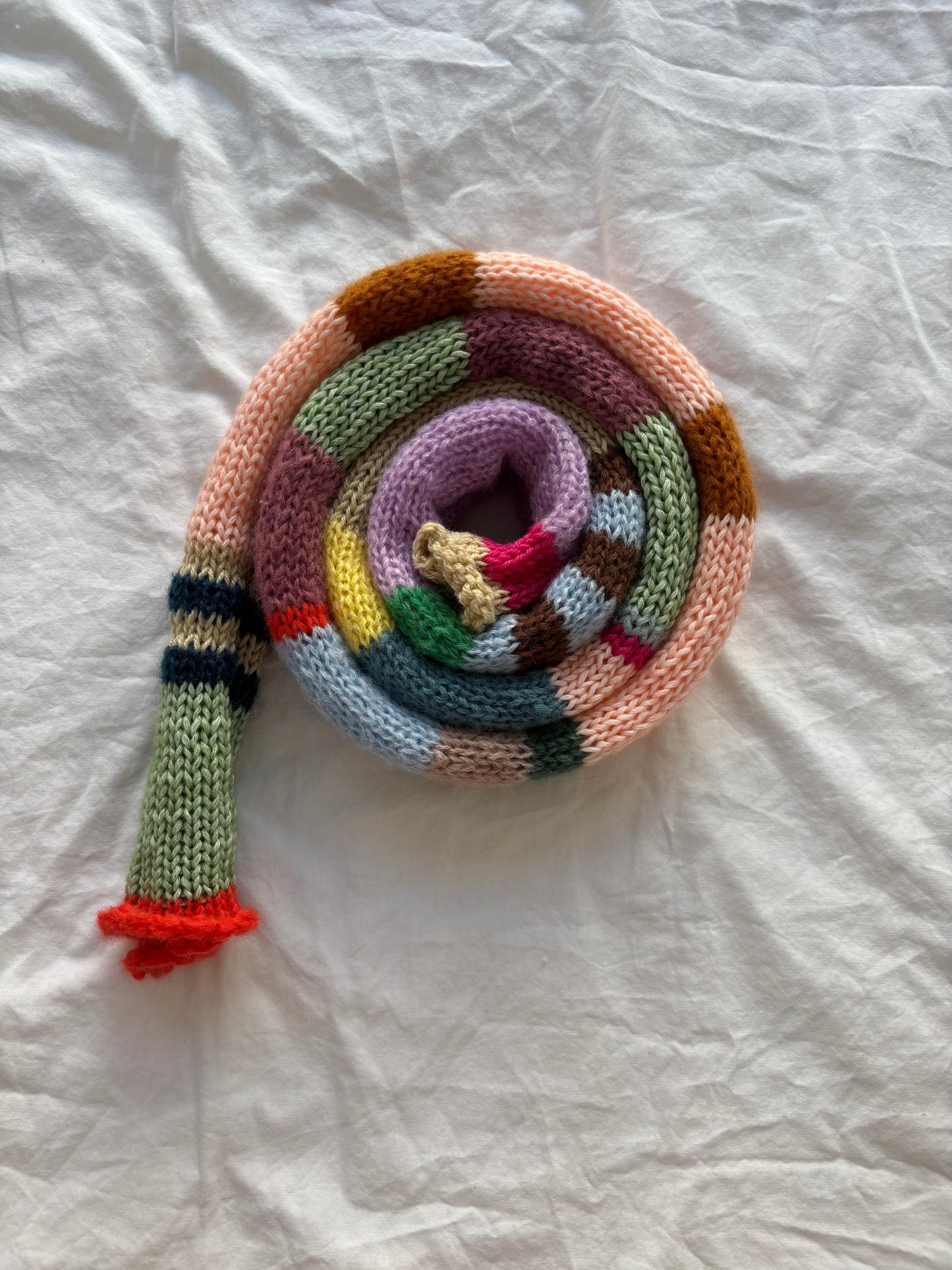 rainbow scarf