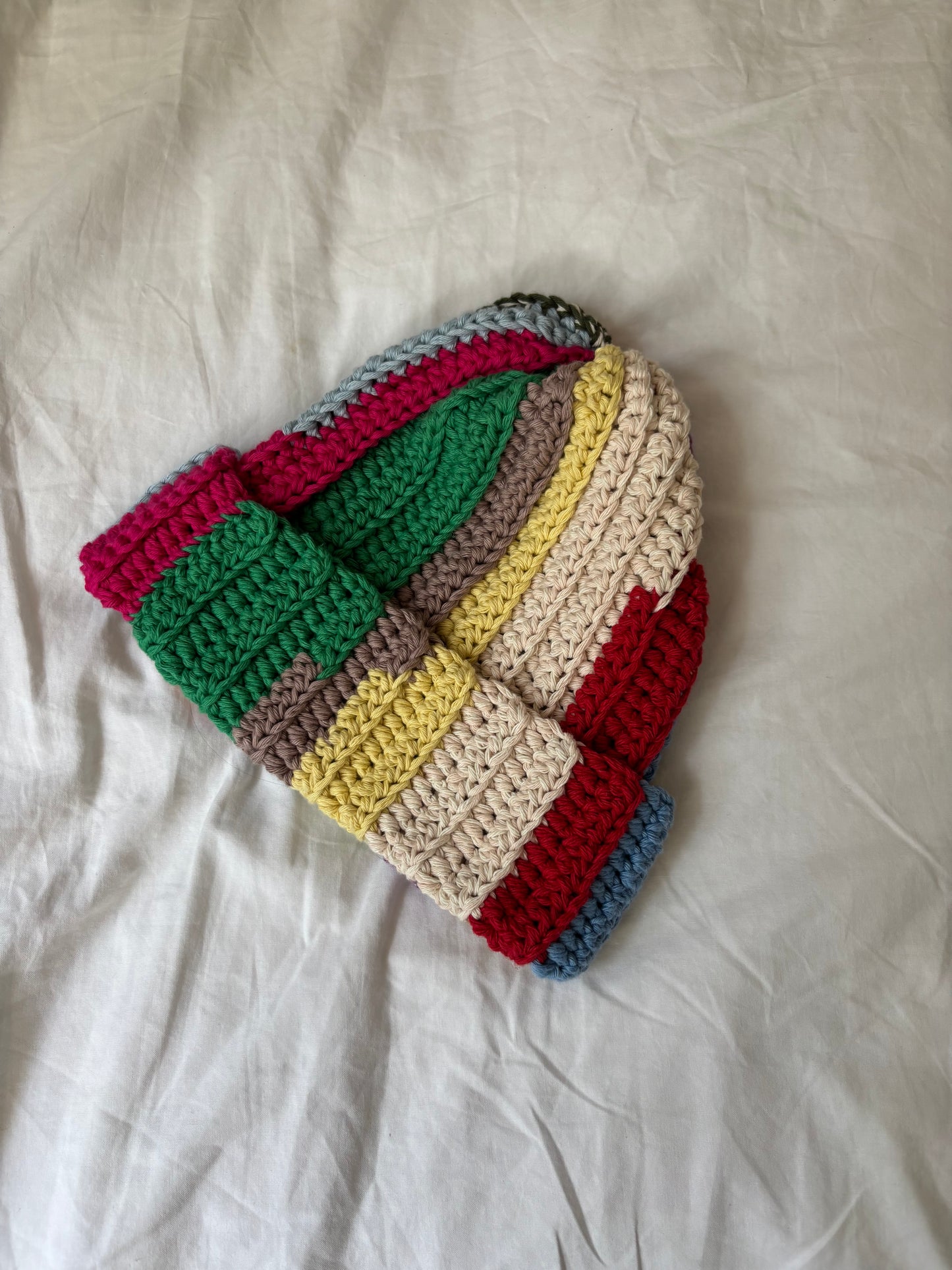 rainbow beanie