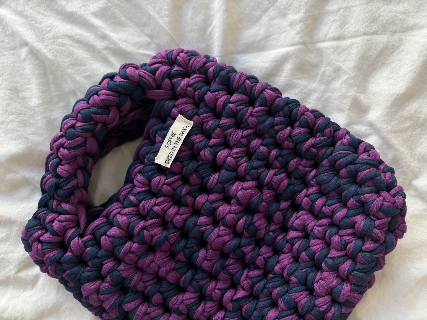 recycled yarn bag