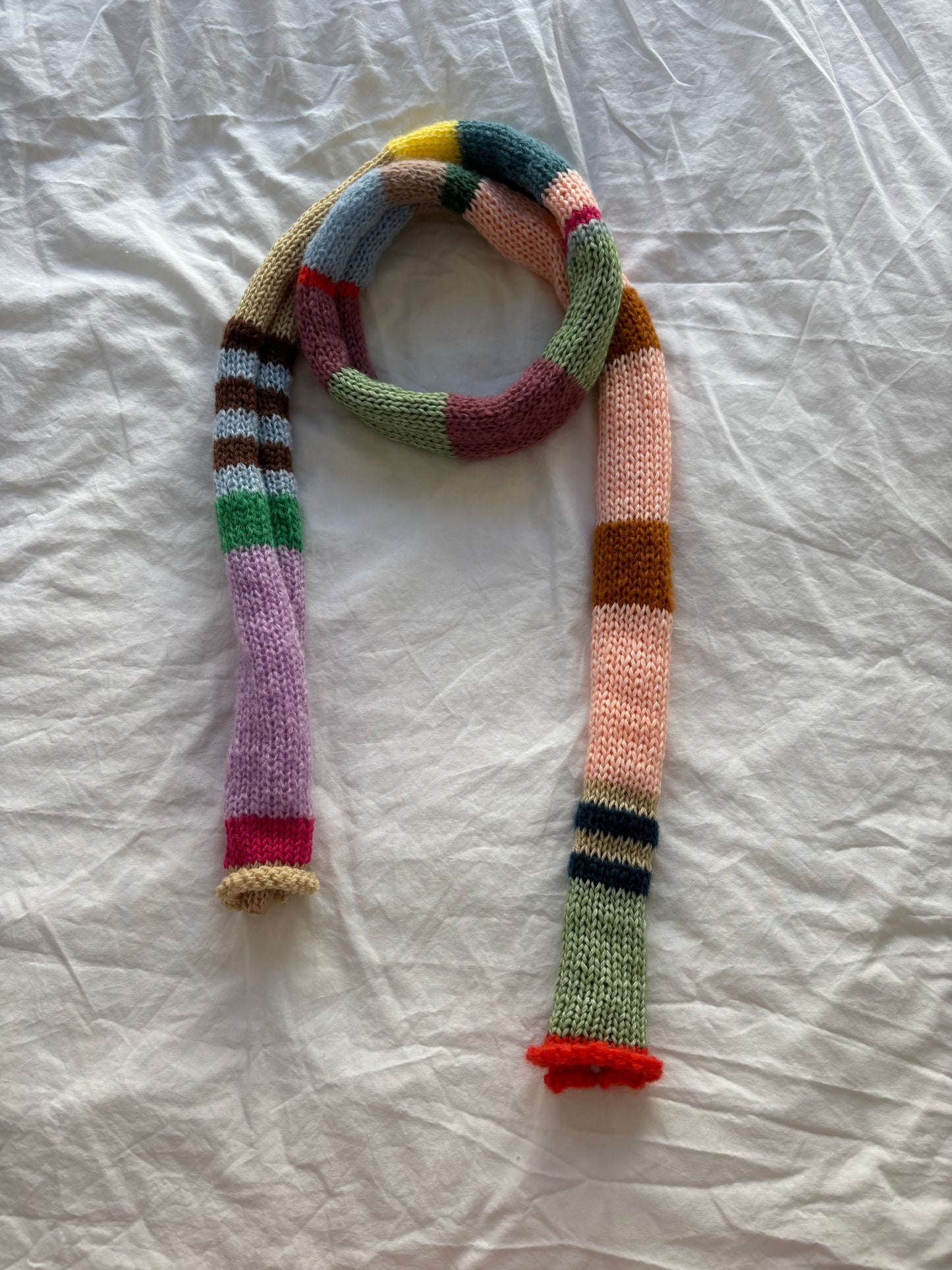 rainbow scarf