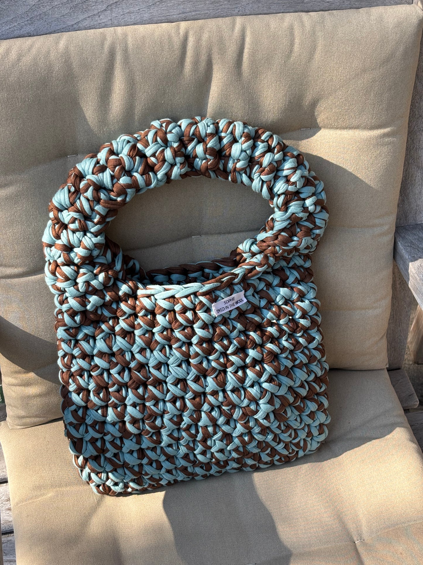 recycled yarn bag
