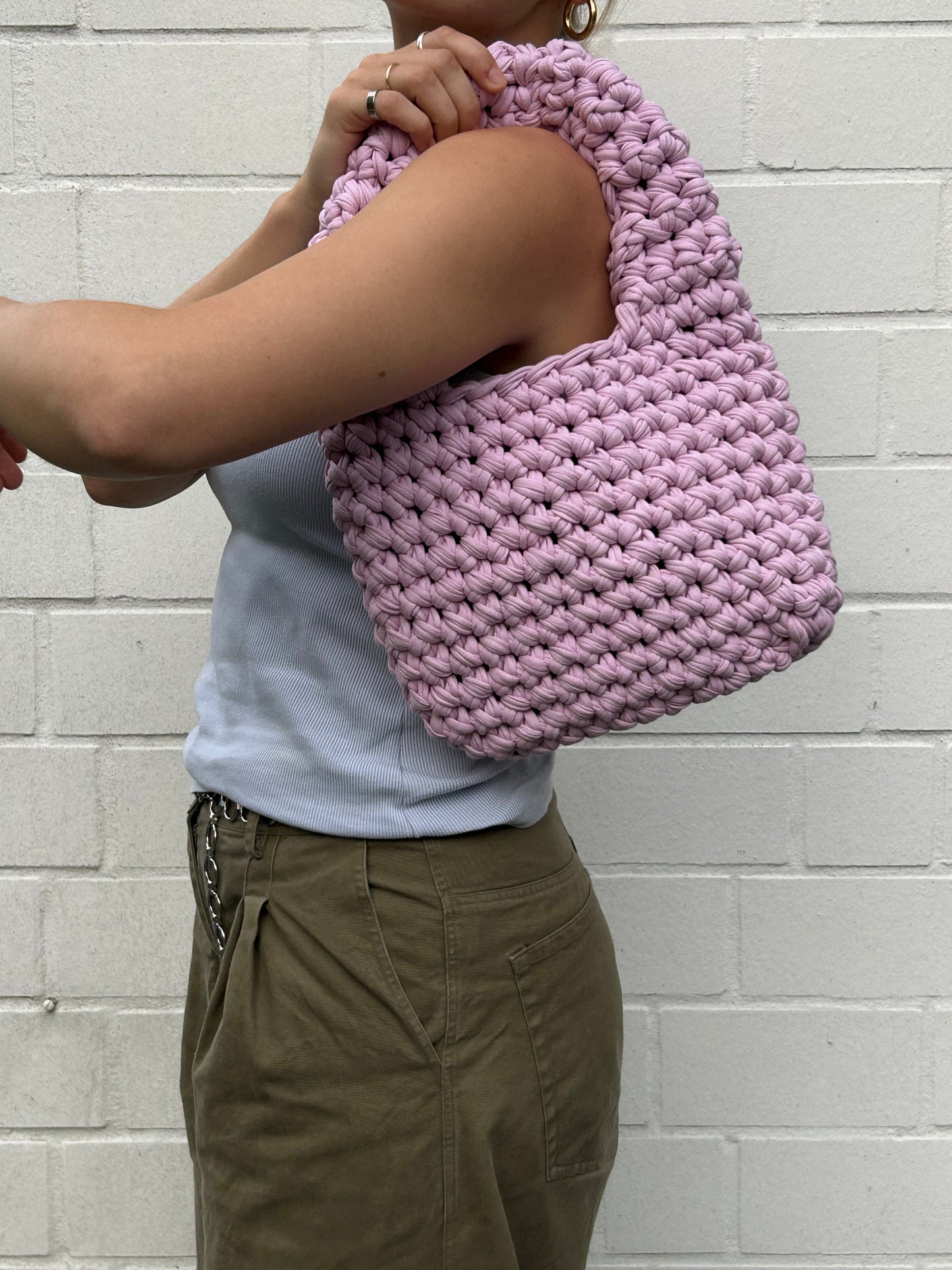 recycled yarn bag