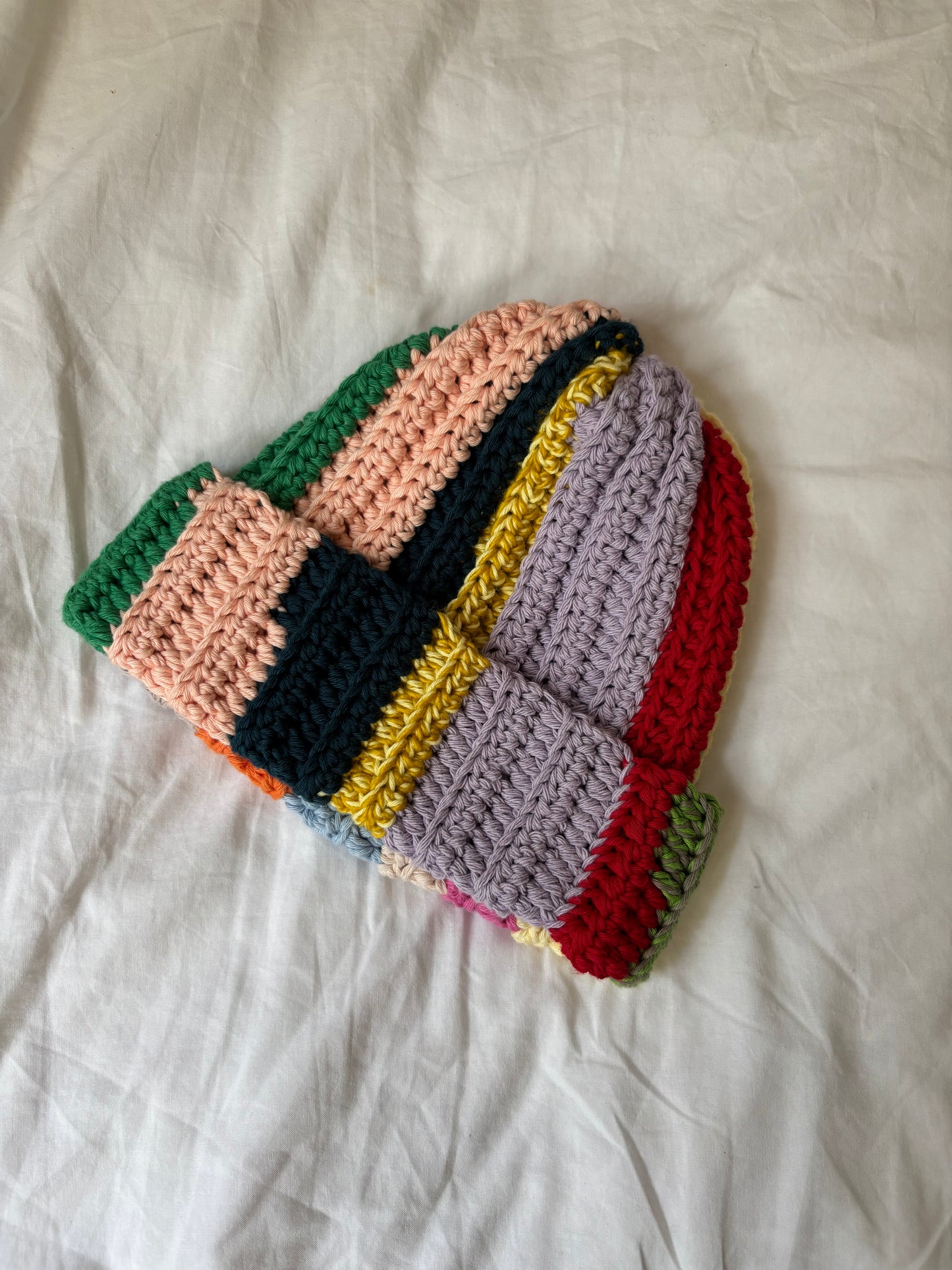 rainbow beanie