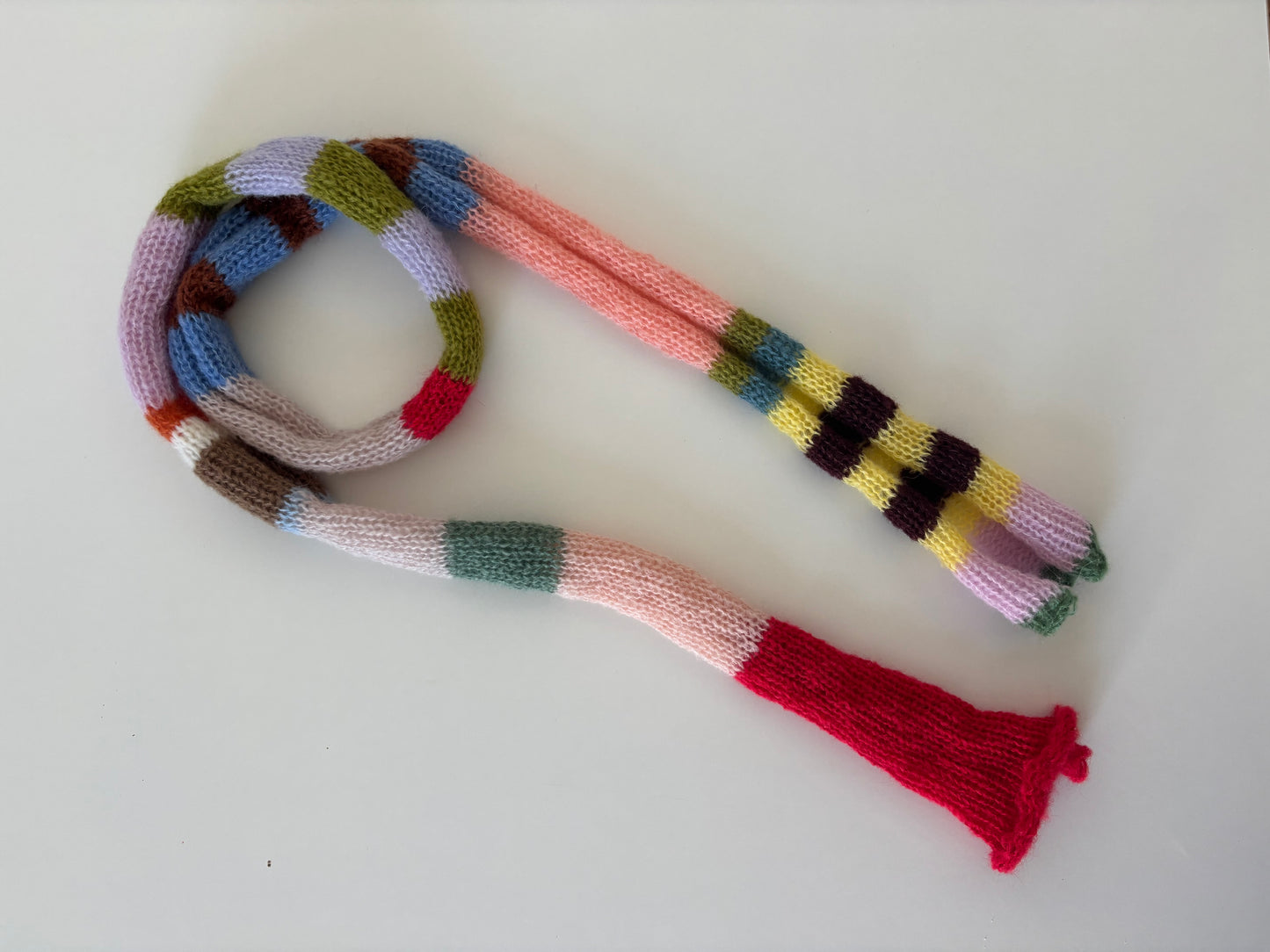rainbow scarf