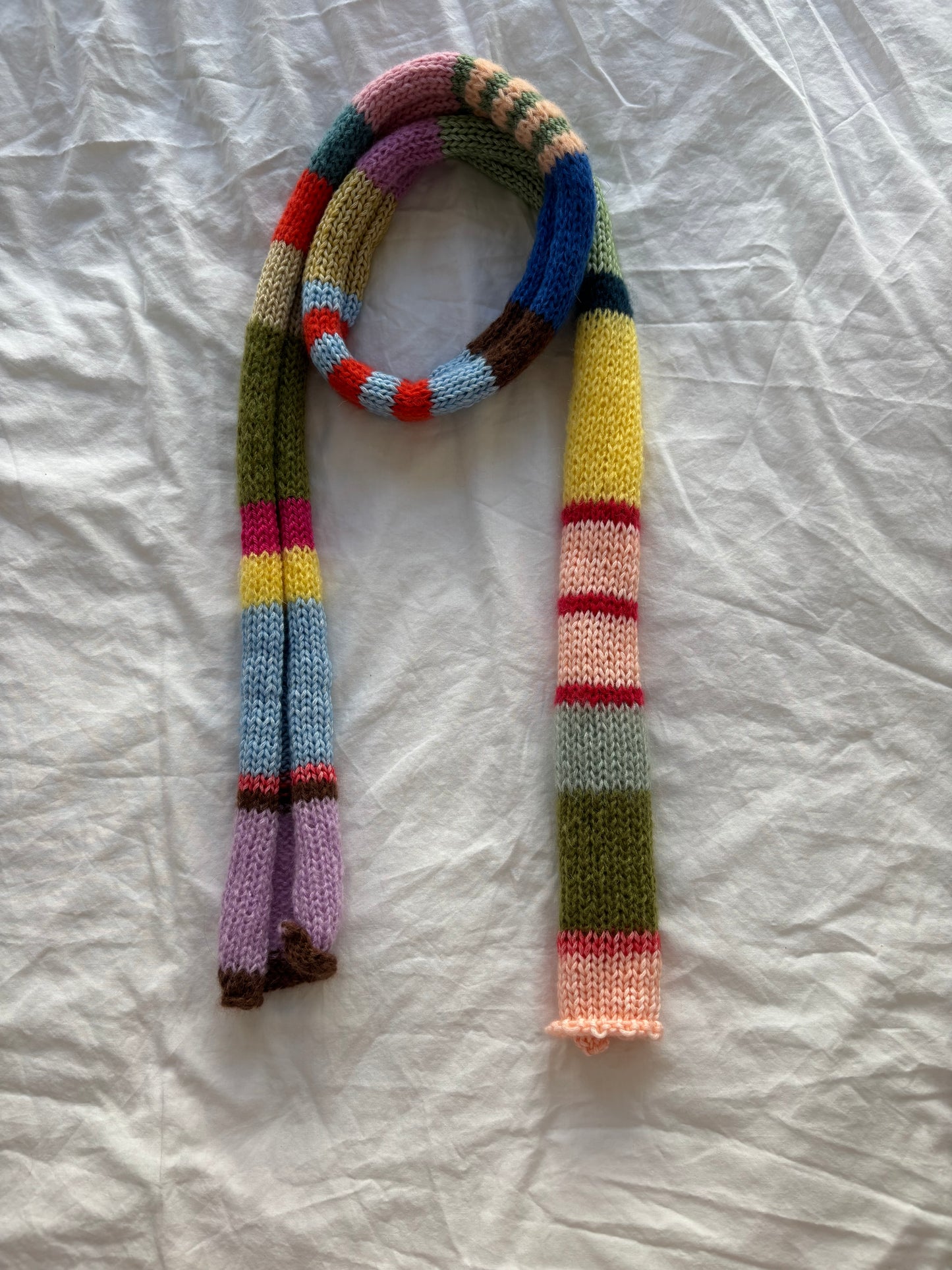 rainbow scarf
