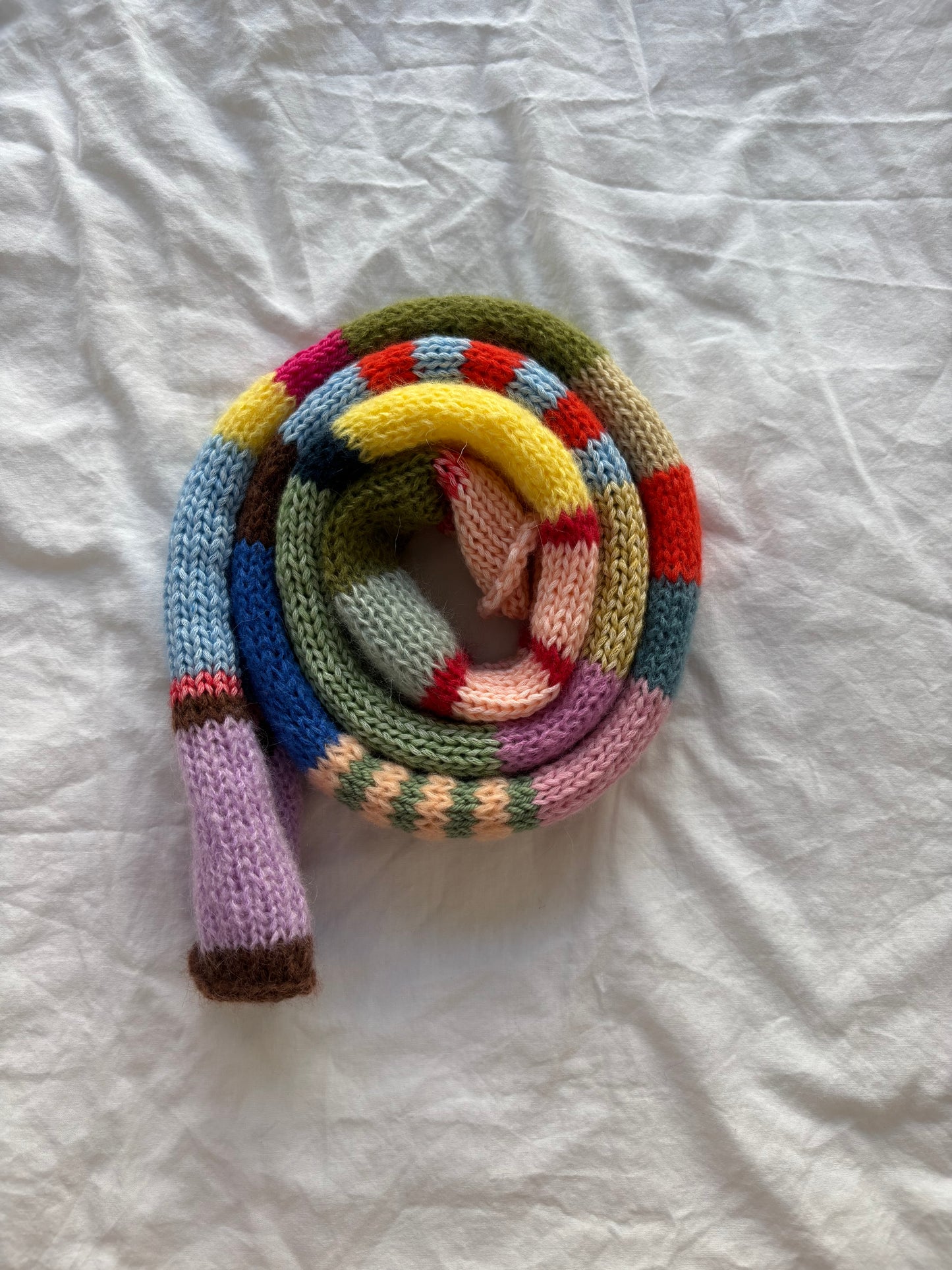 rainbow scarf
