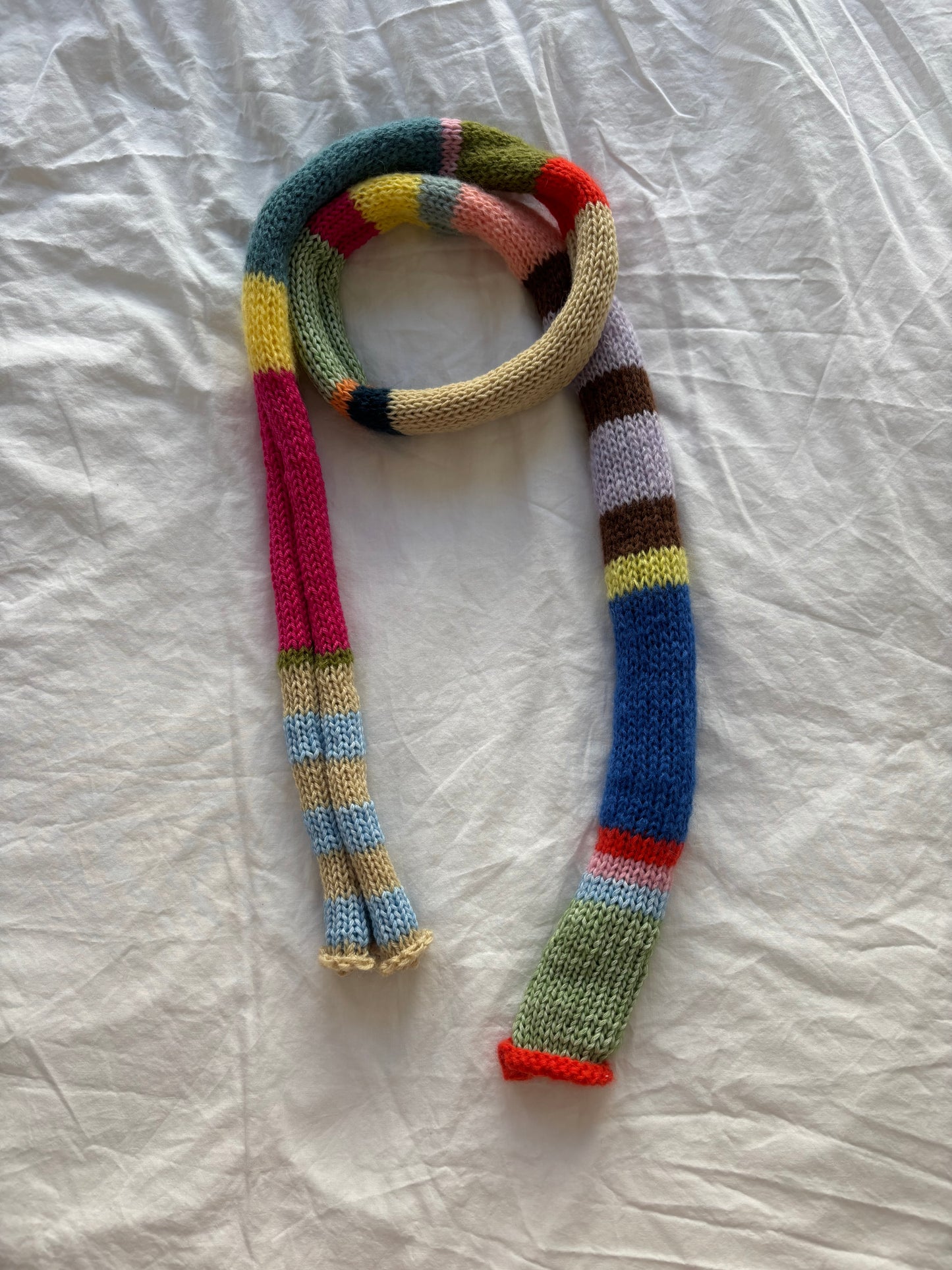 rainbow scarf