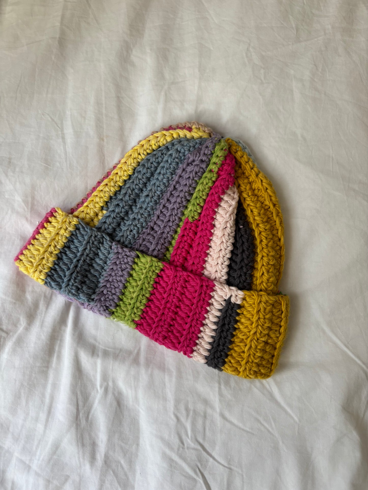 rainbow beanie