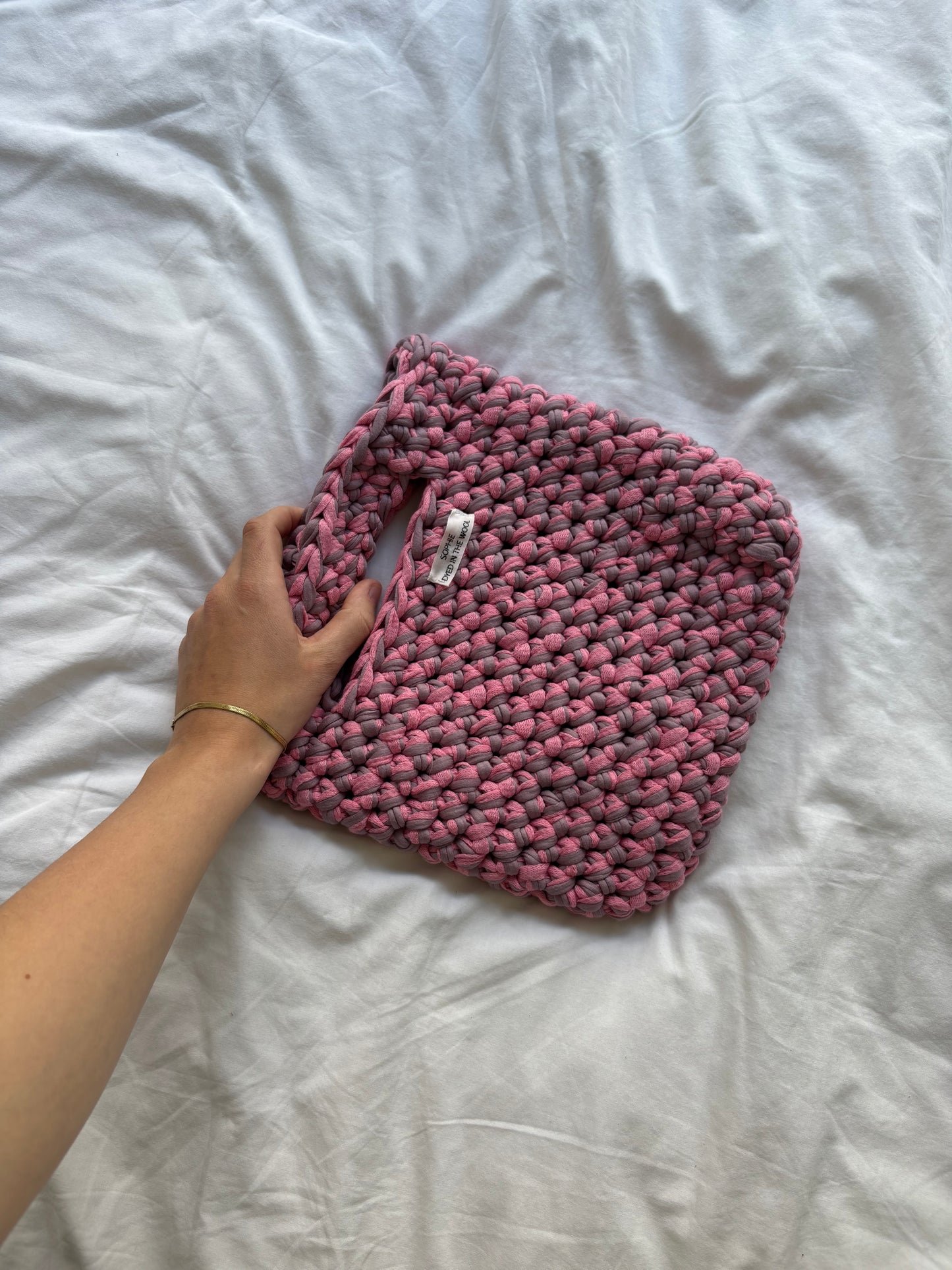 recycled yarn bag
