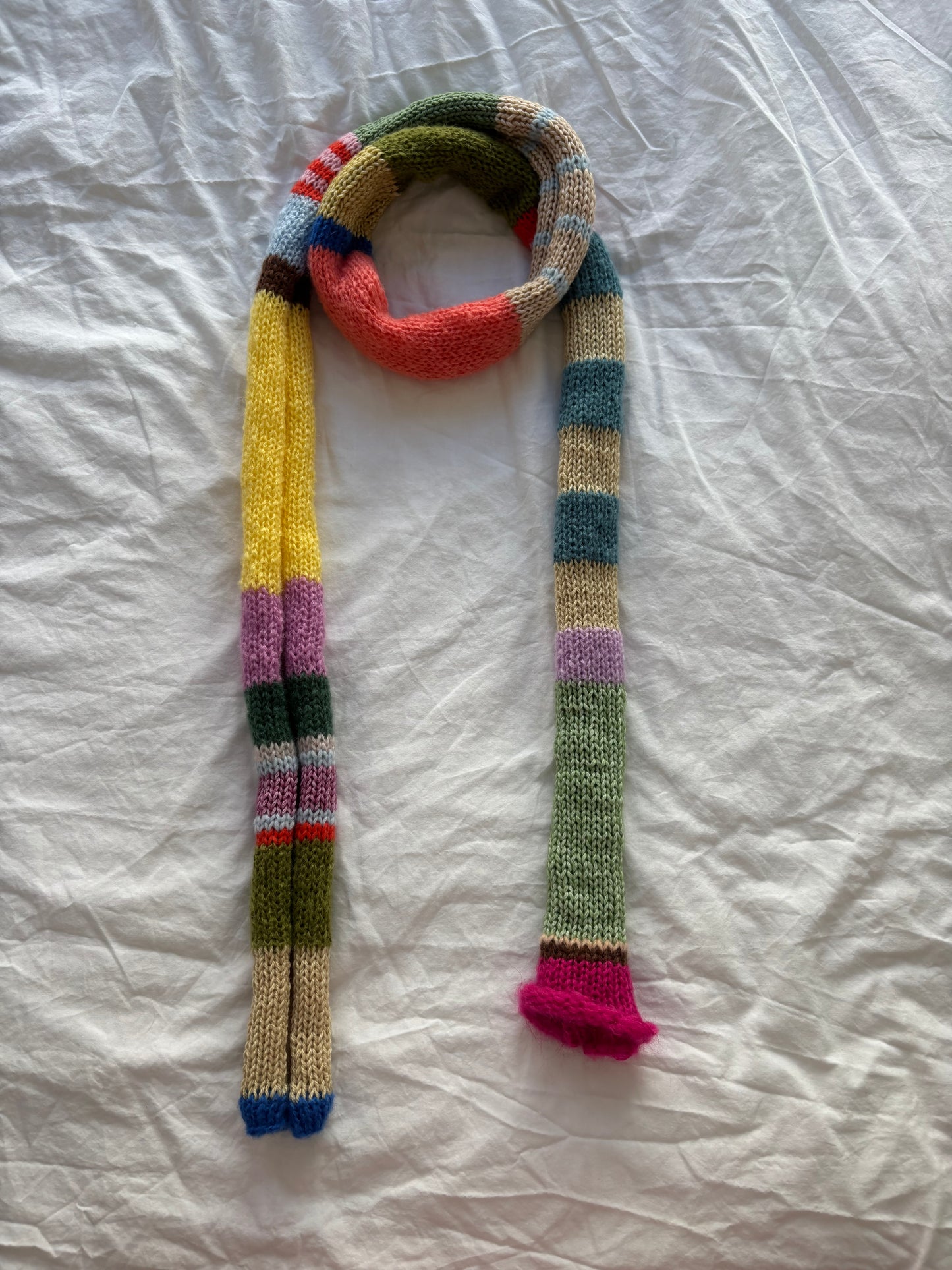 rainbow scarf