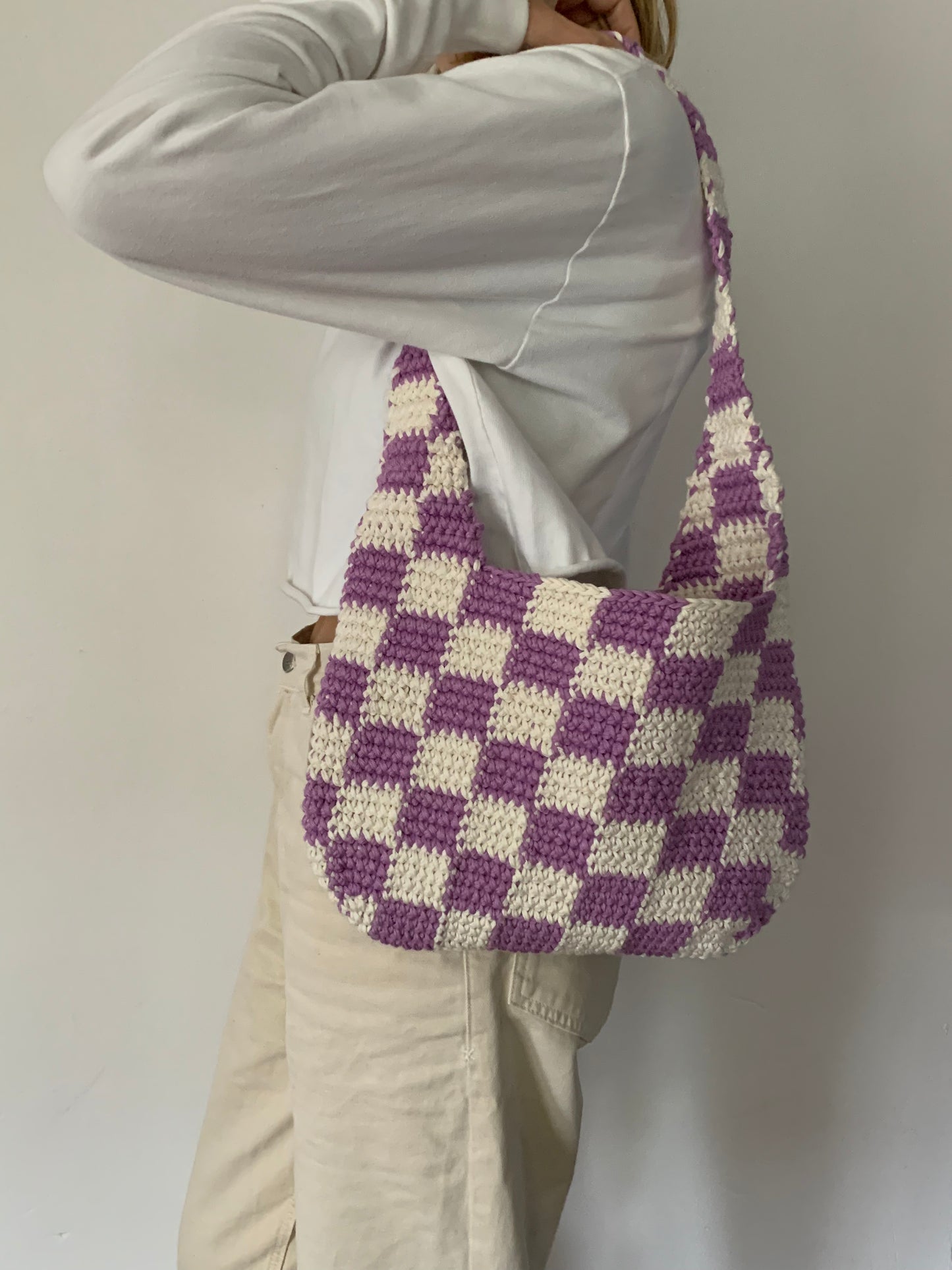 chess checkered bag (M)