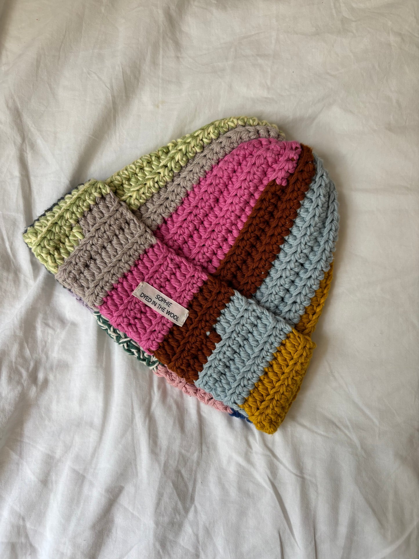rainbow beanie