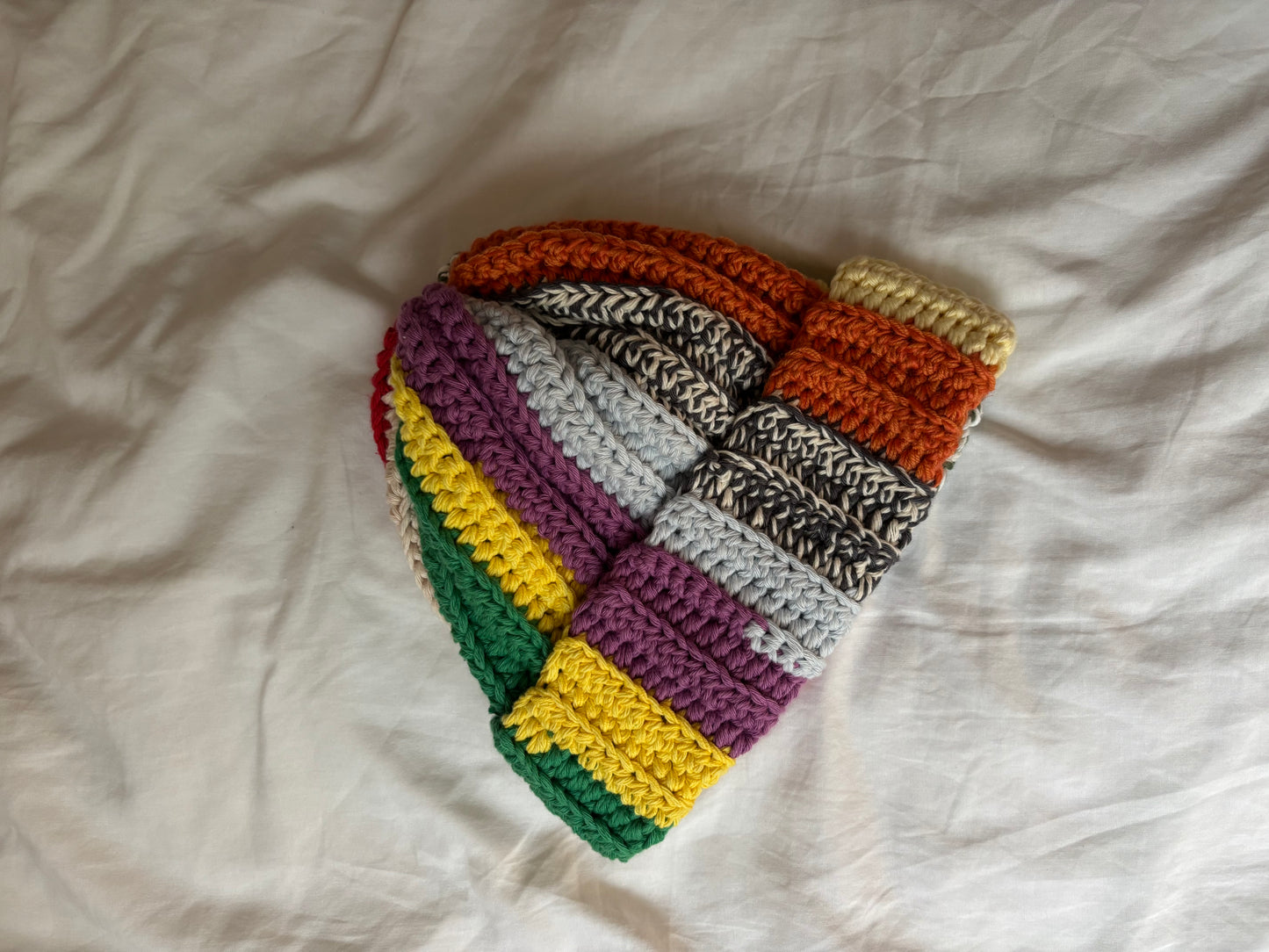 rainbow beanie