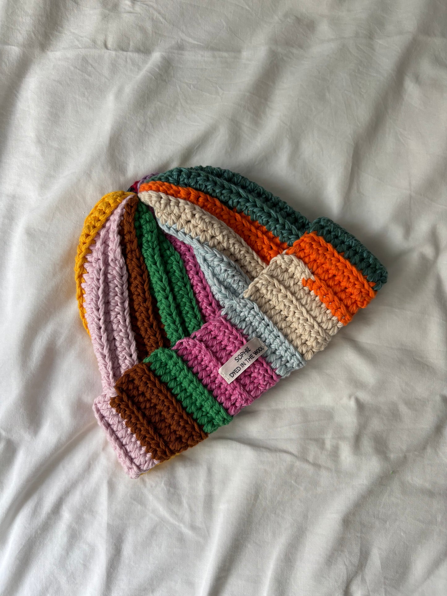 rainbow beanie