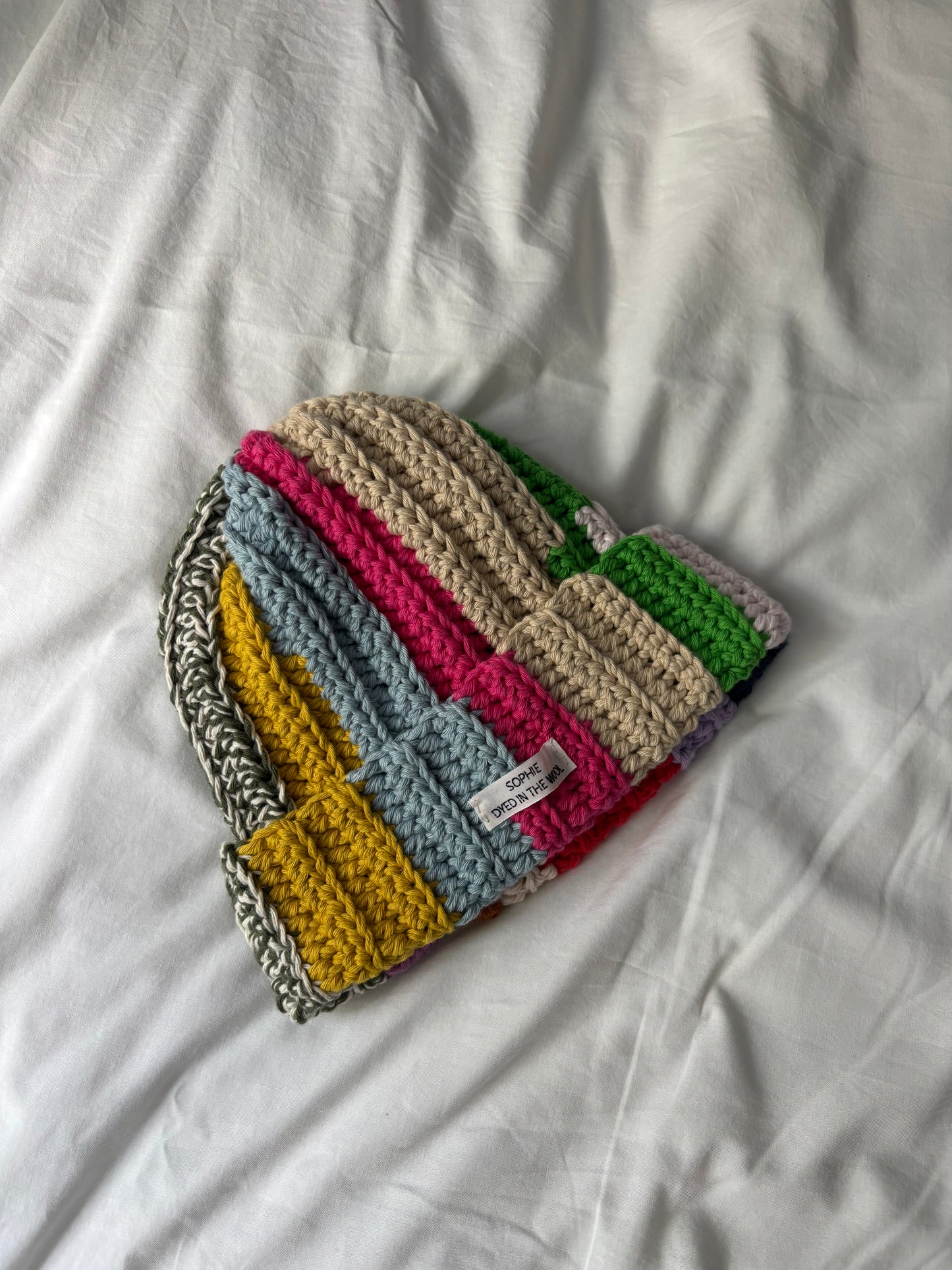 rainbow beanie