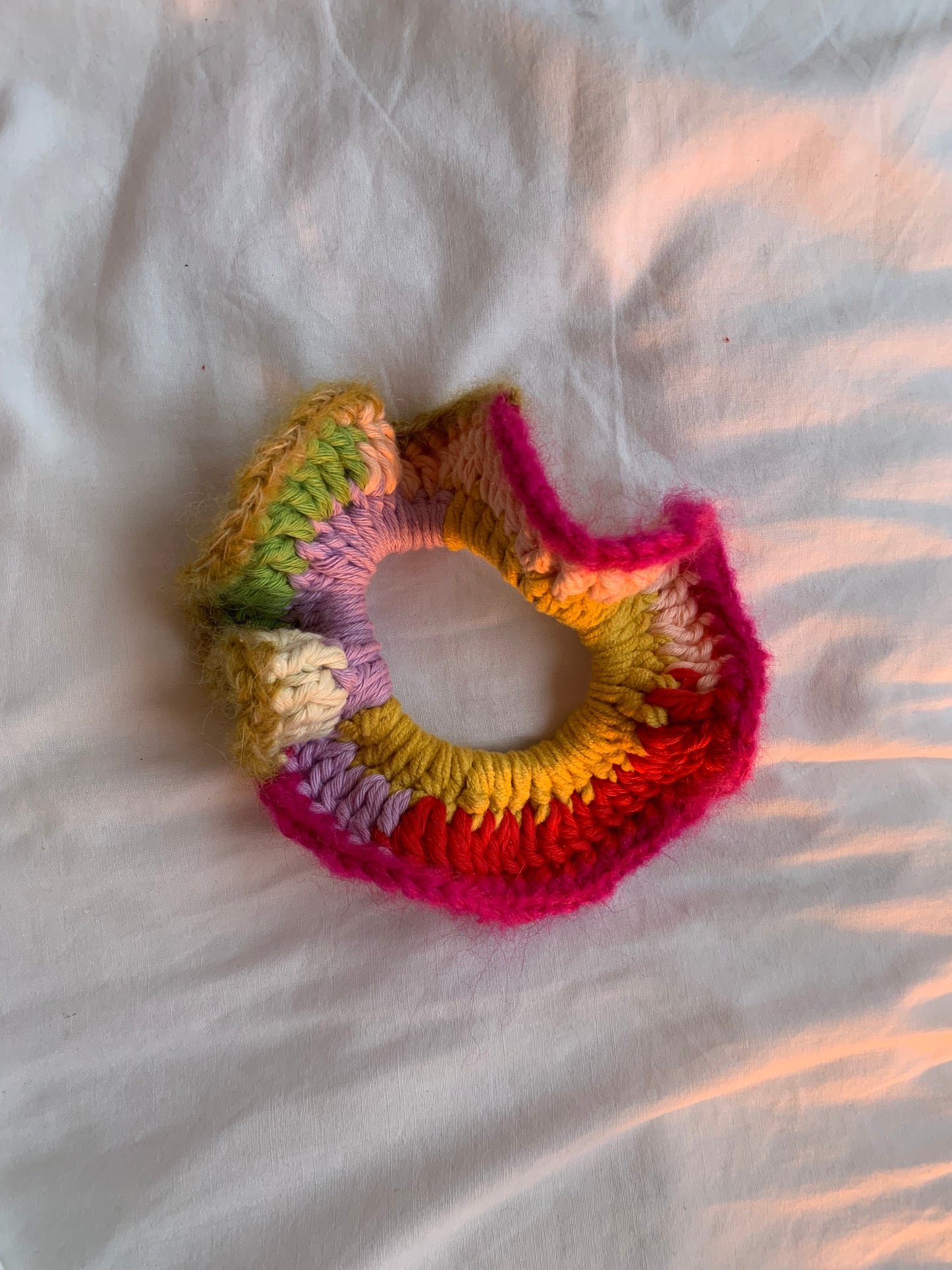 rainbow scrunchy