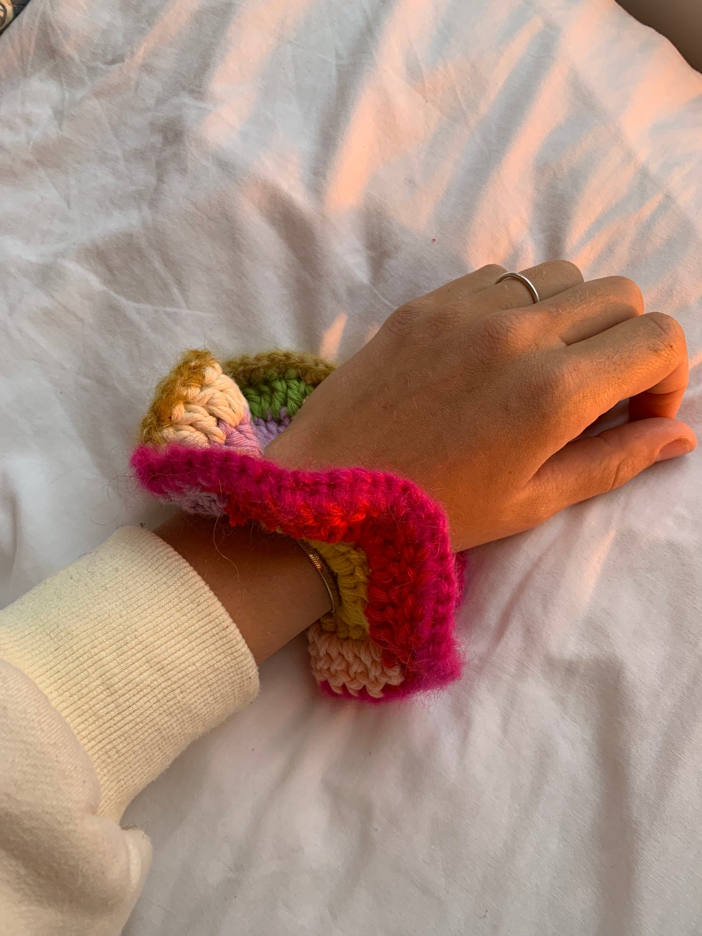 rainbow scrunchy