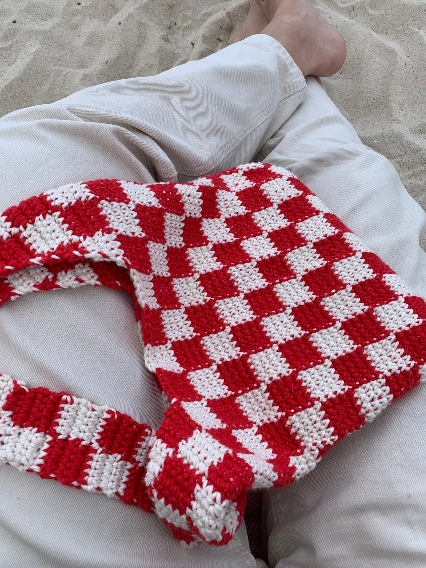 chess checkered bag