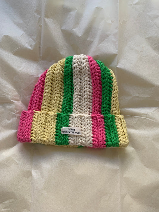 rainbow beanie