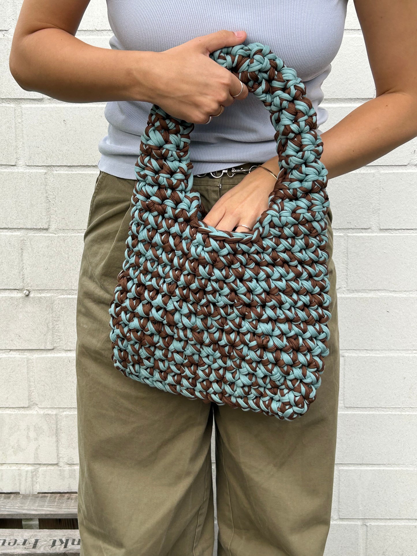 recycled yarn bag