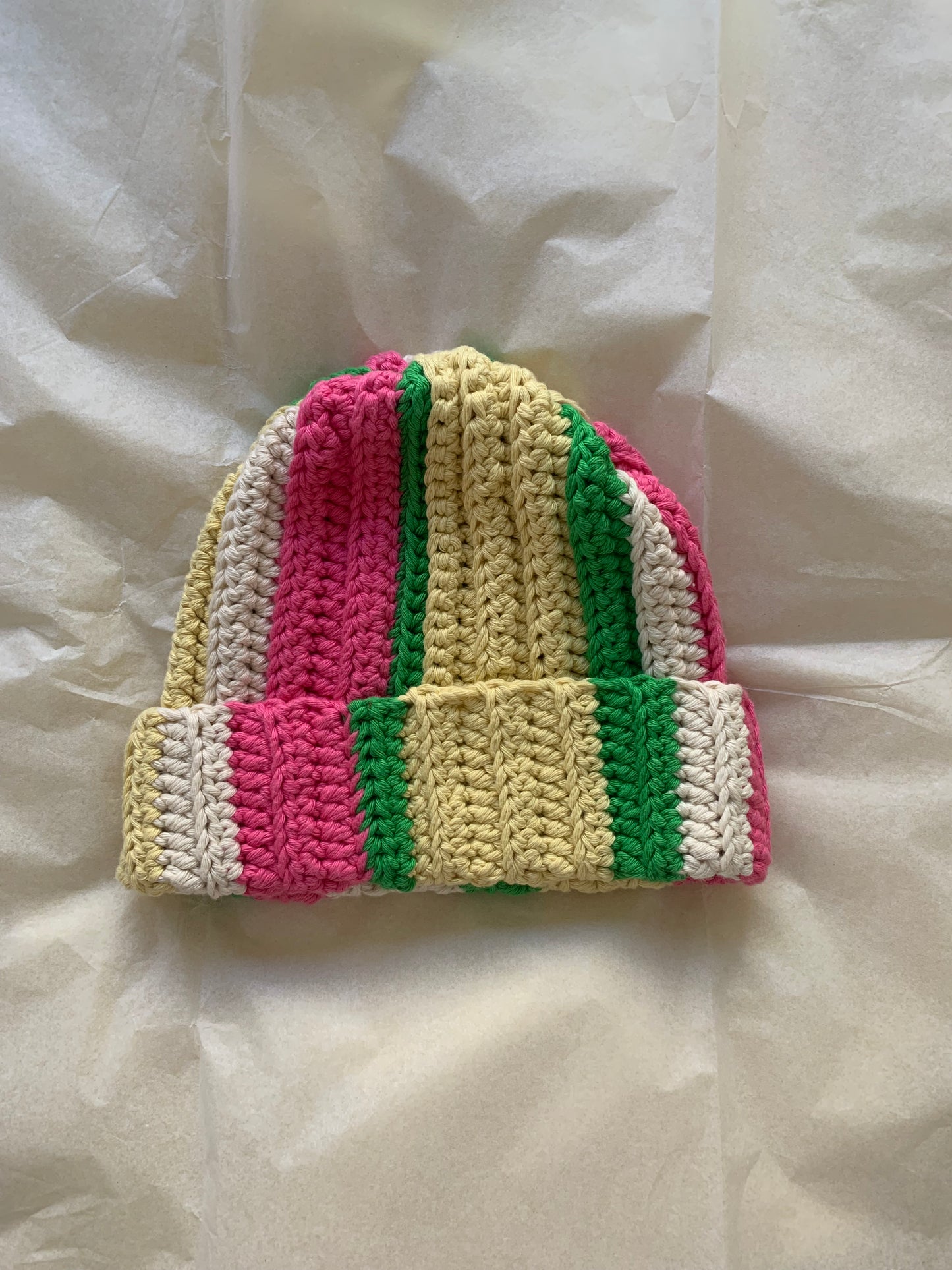 rainbow beanie