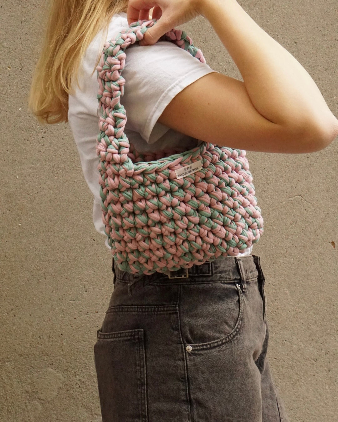 Recycled yarn bag