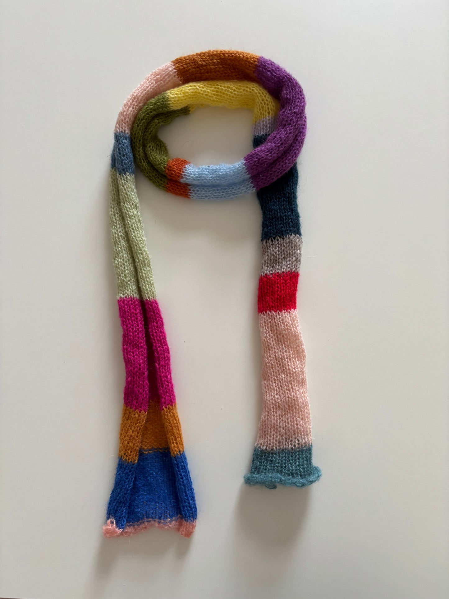 rainbow scarf