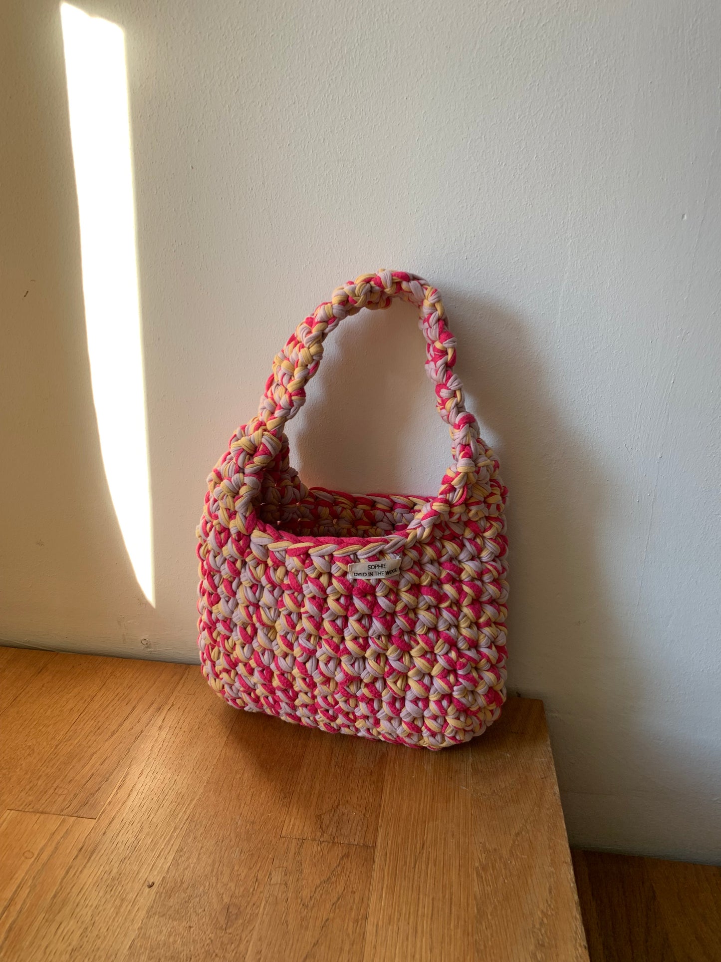 recycled yarn bag