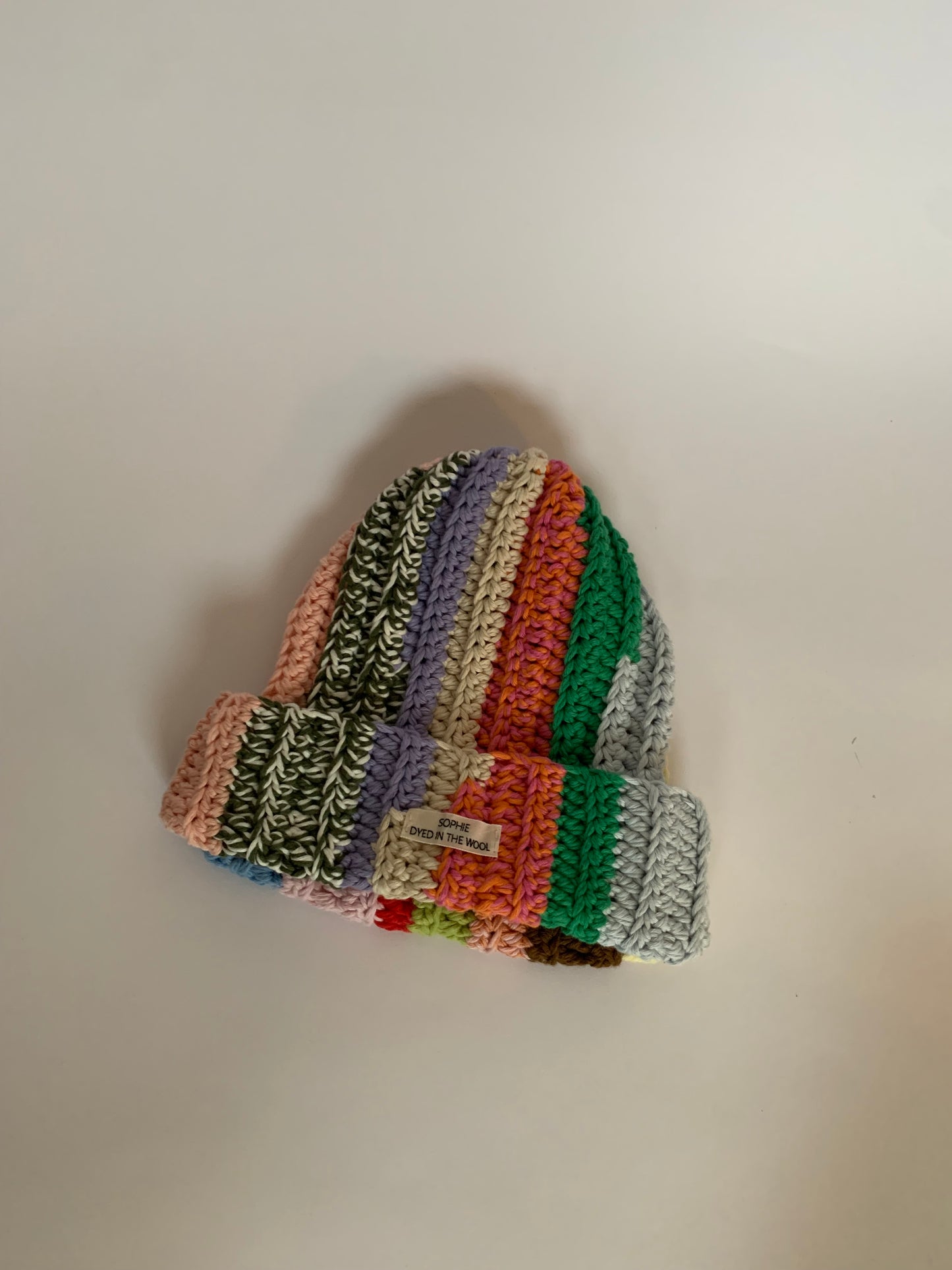 rainbow beanie