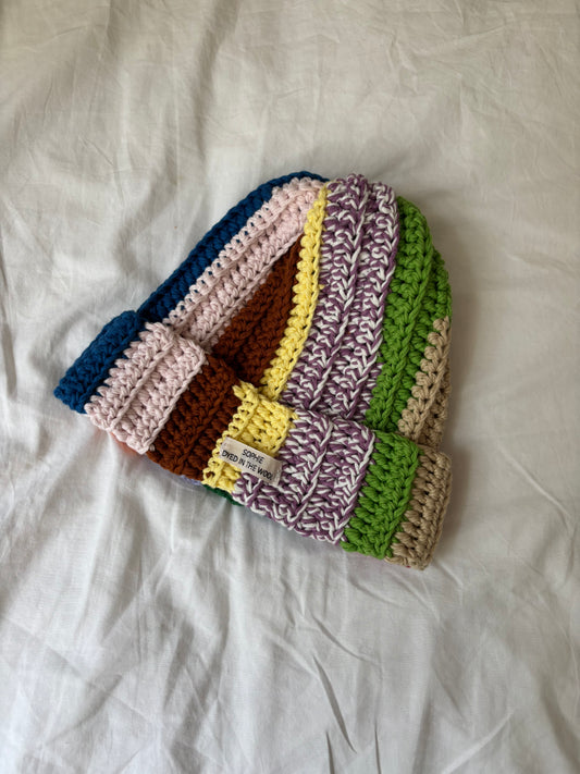 rainbow beanie