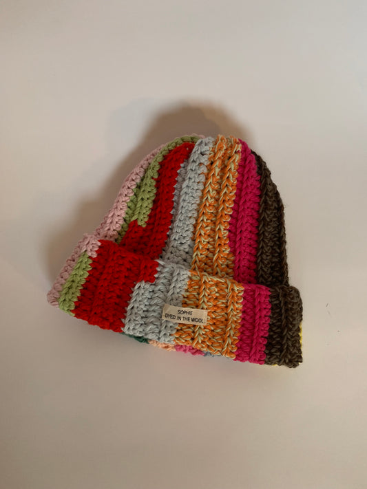 rainbow beanie