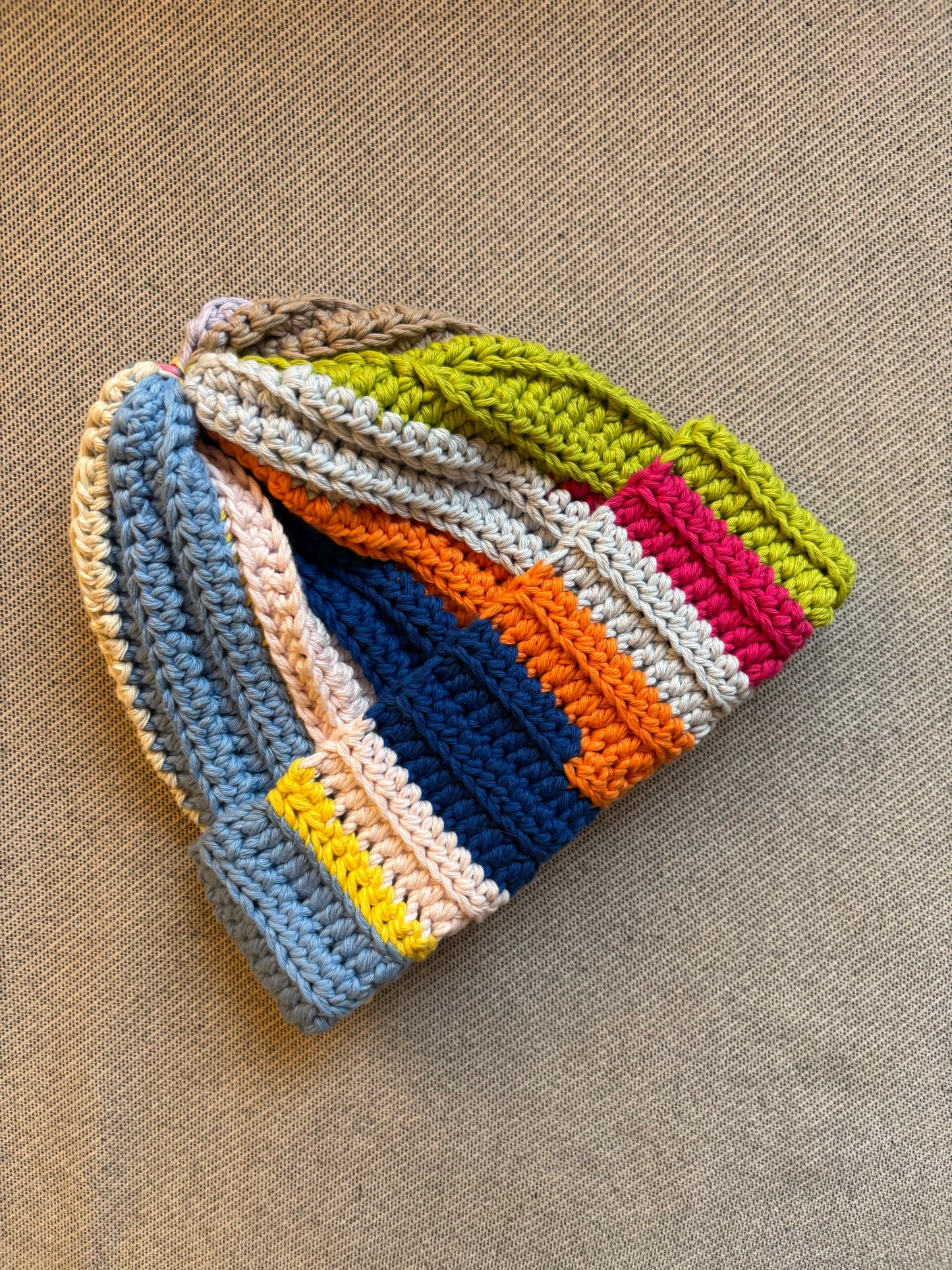 rainbow beanie