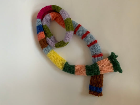 mohair rainbow scarf no.1