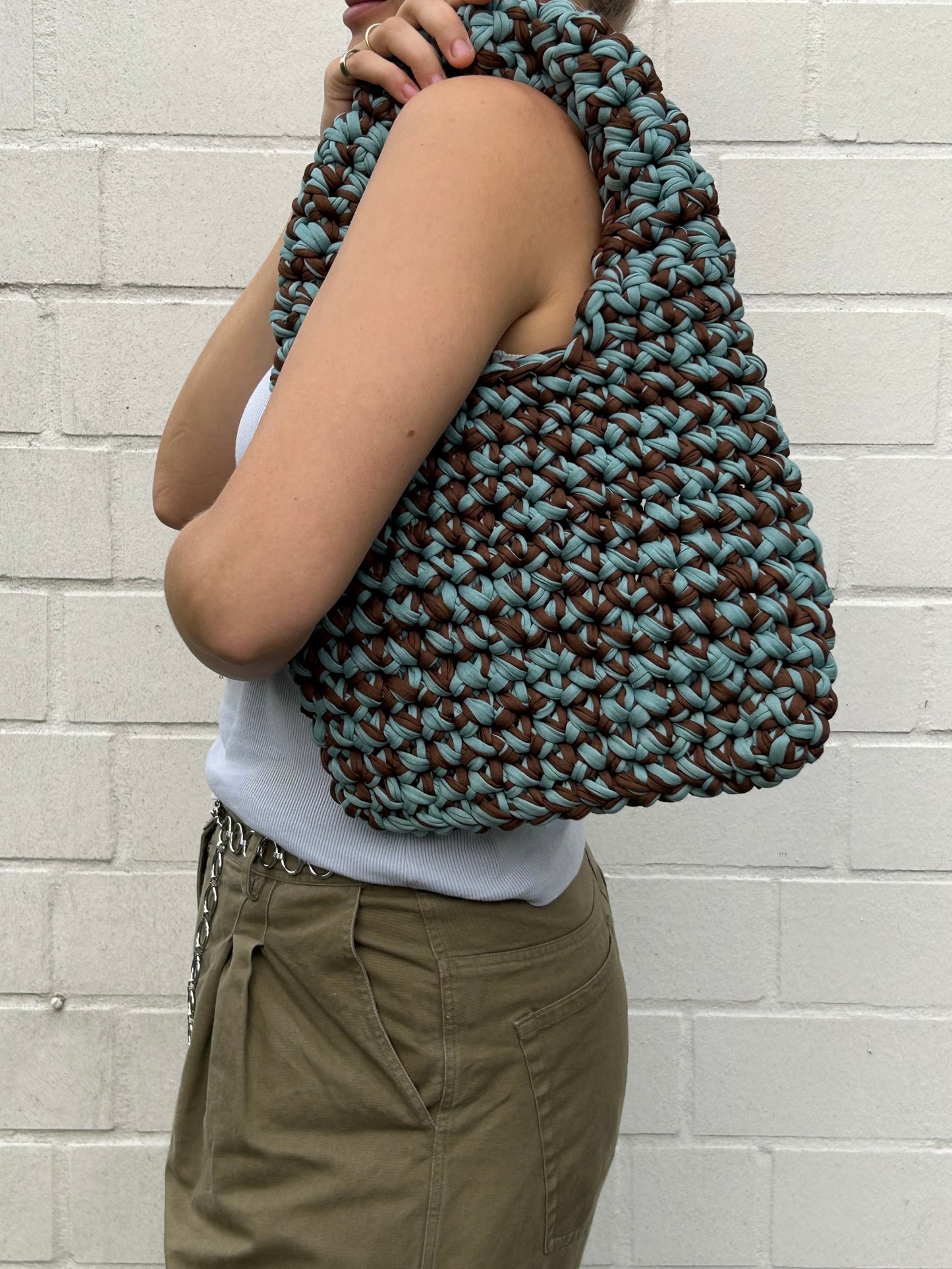 recycled yarn bag