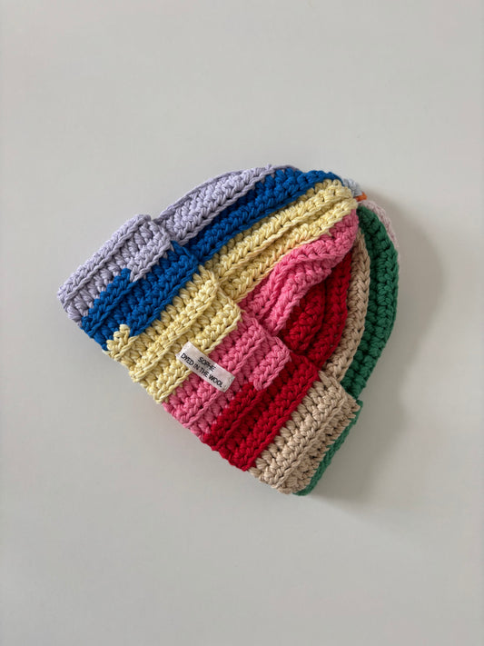 rainbow beanie