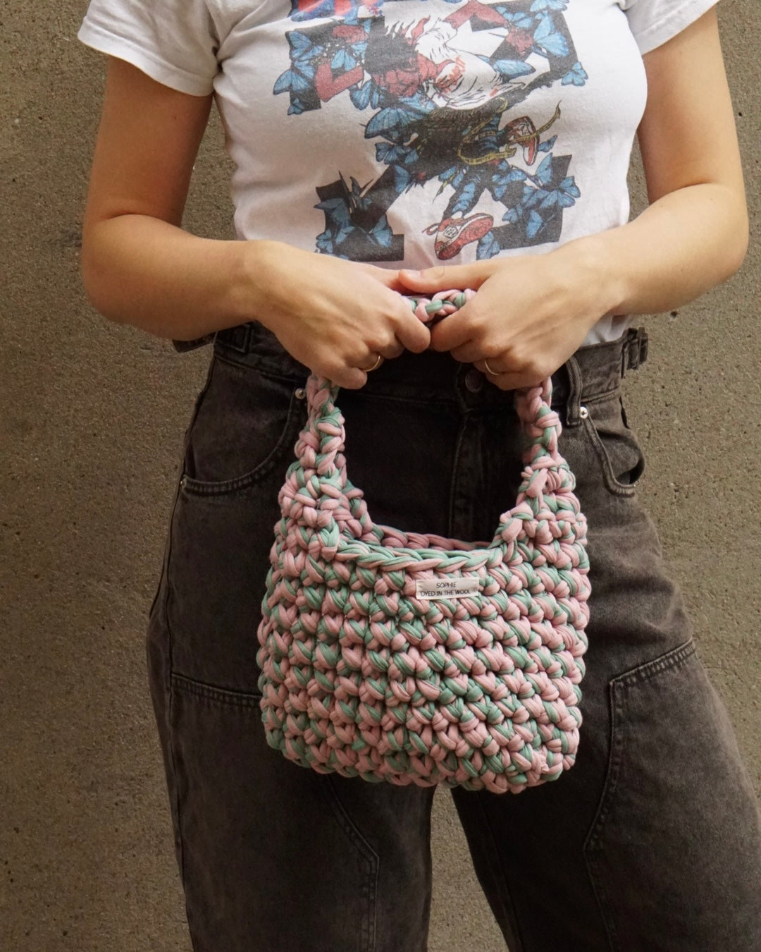 Recycled yarn bag