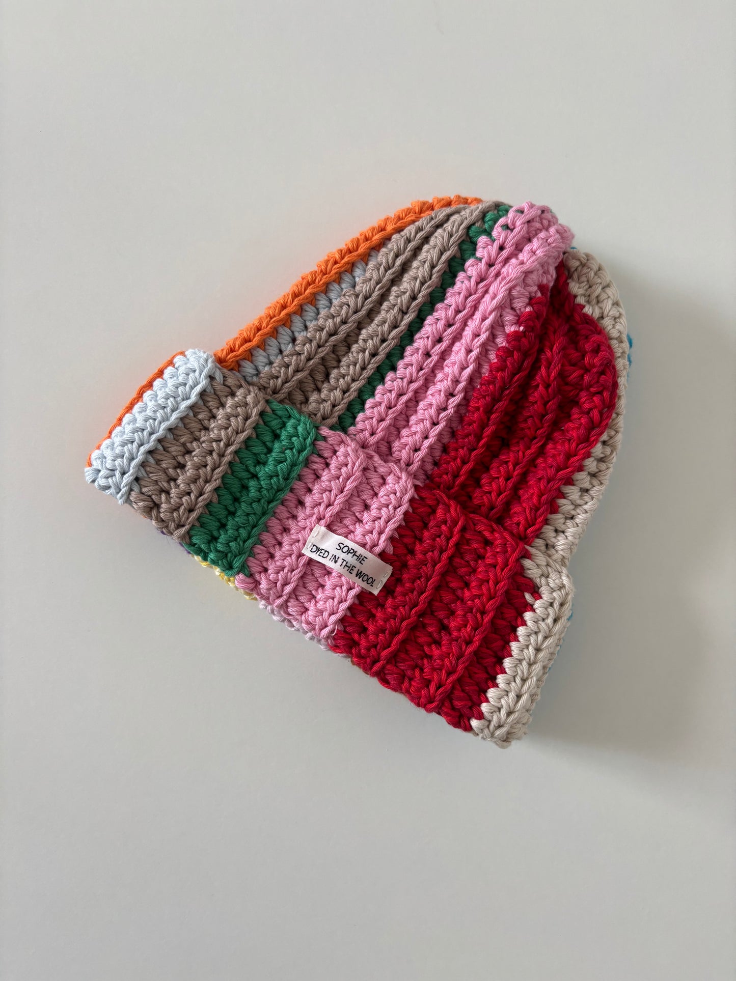 rainbow beanie