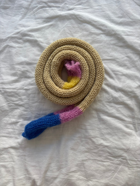 Wool and mohair scarf