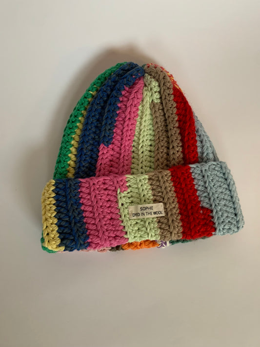 rainbow beanie