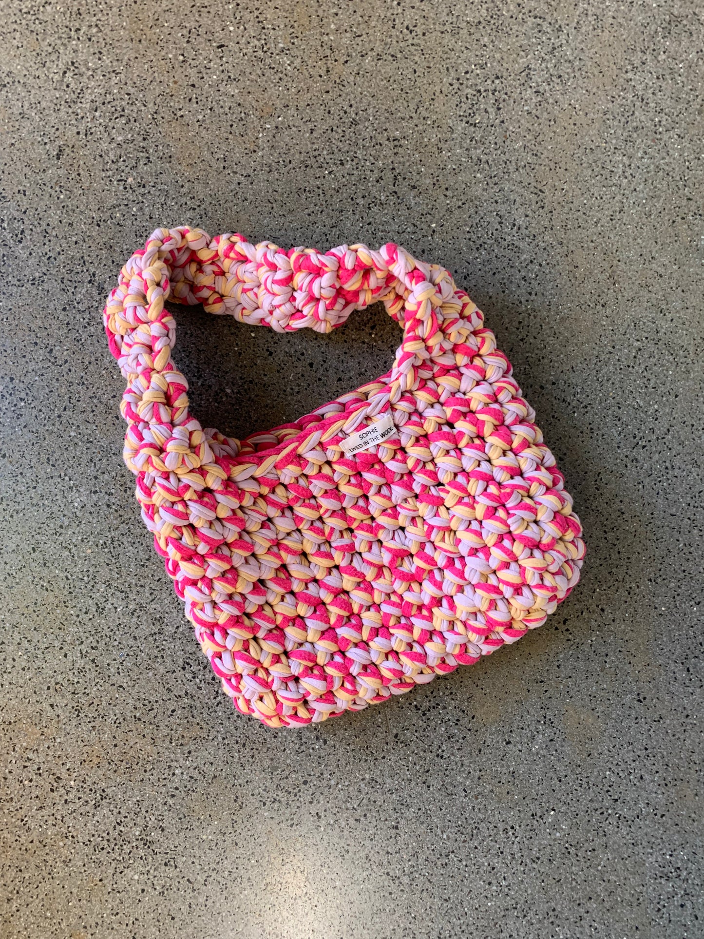 recycled yarn bag