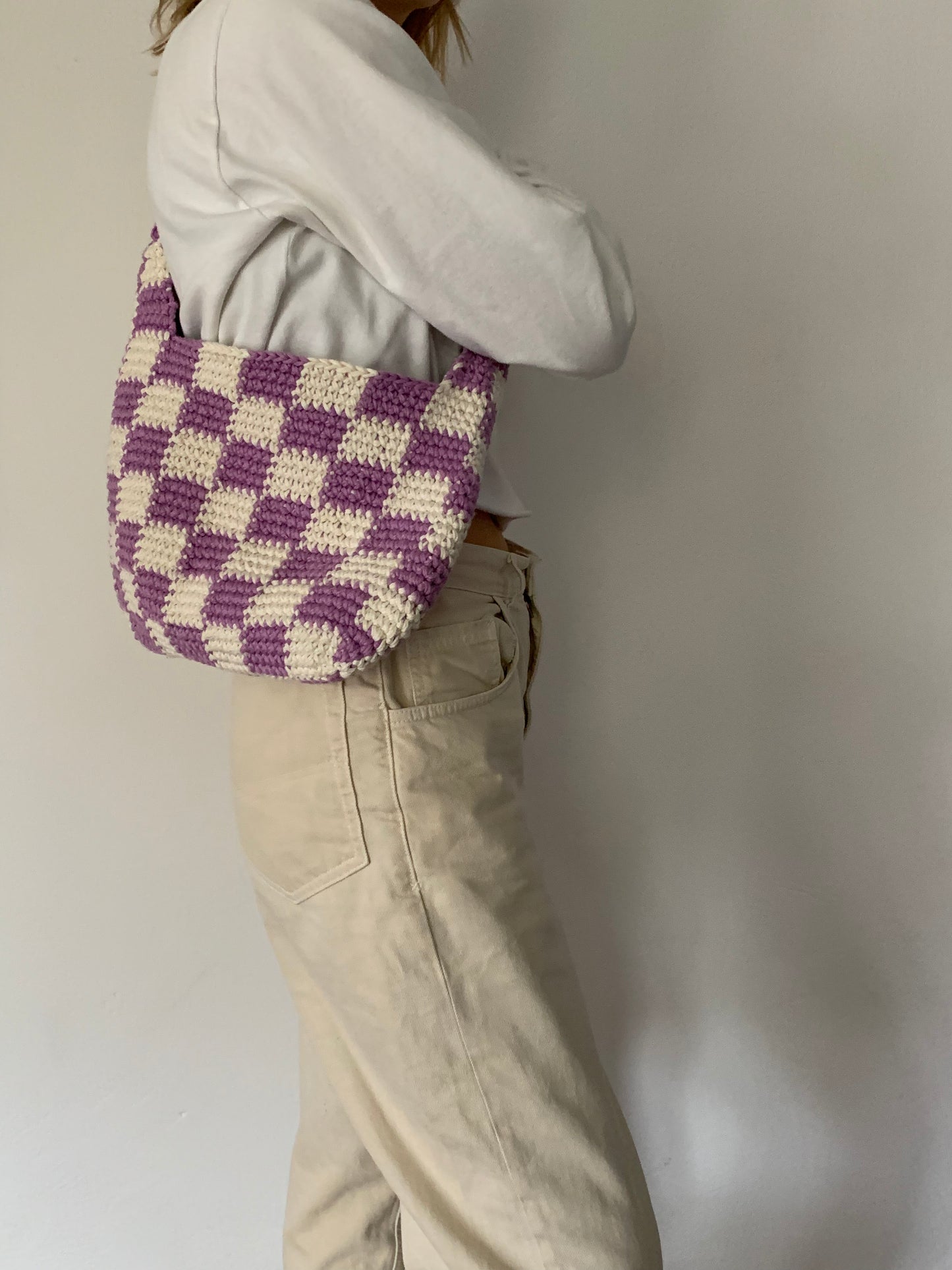 chess checkered bag (M)