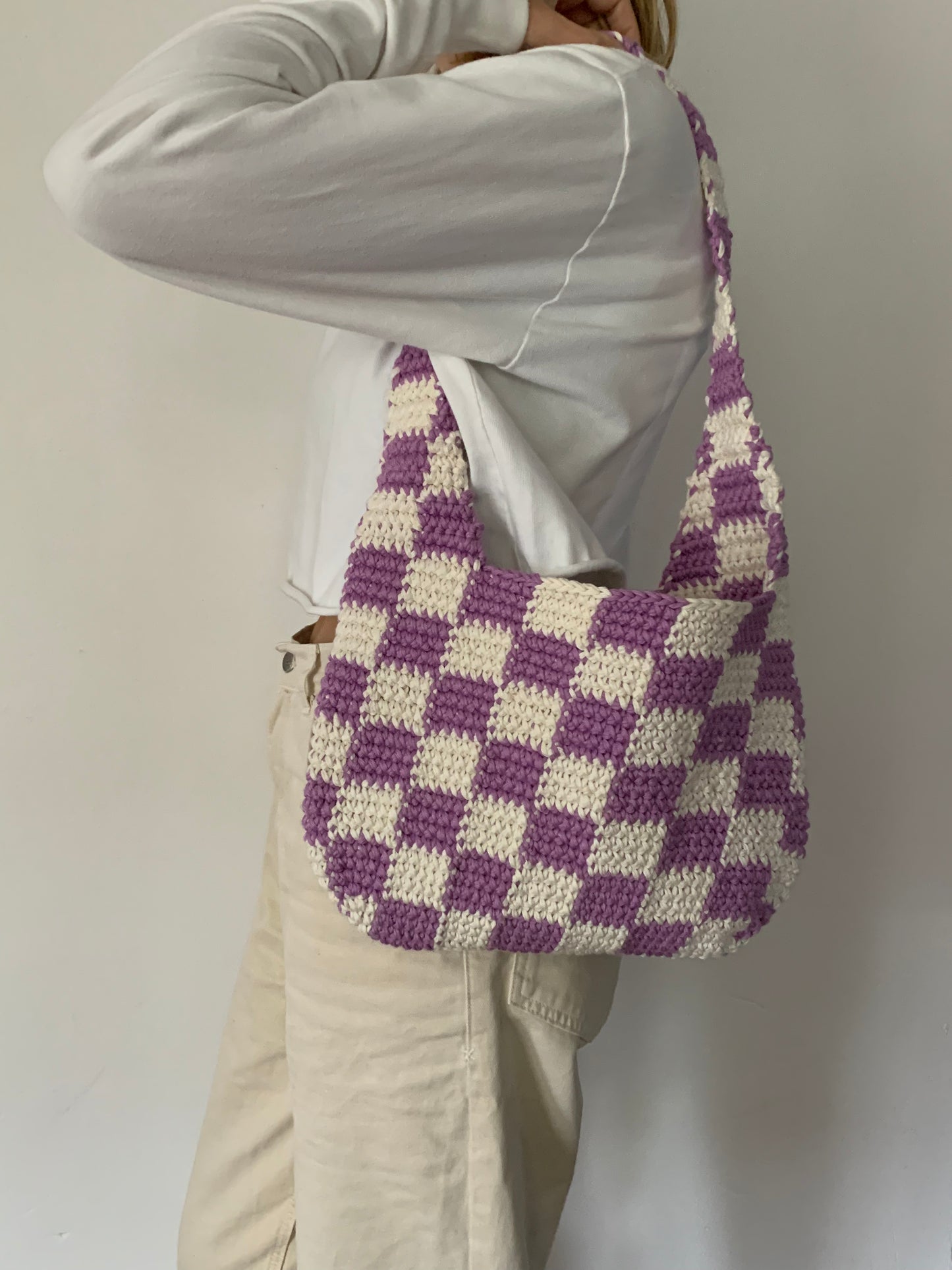 chess checkered bag (M)