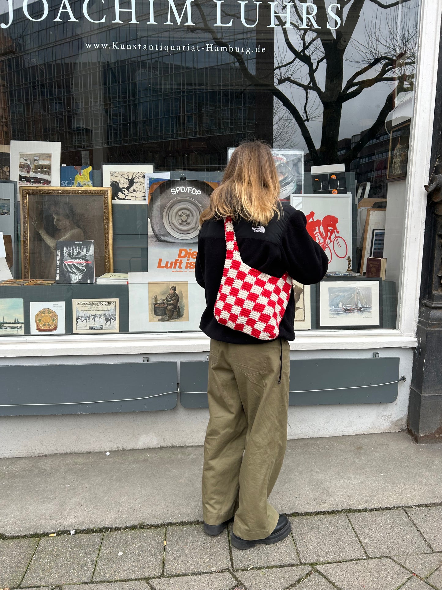 Chess checkered bag (L)