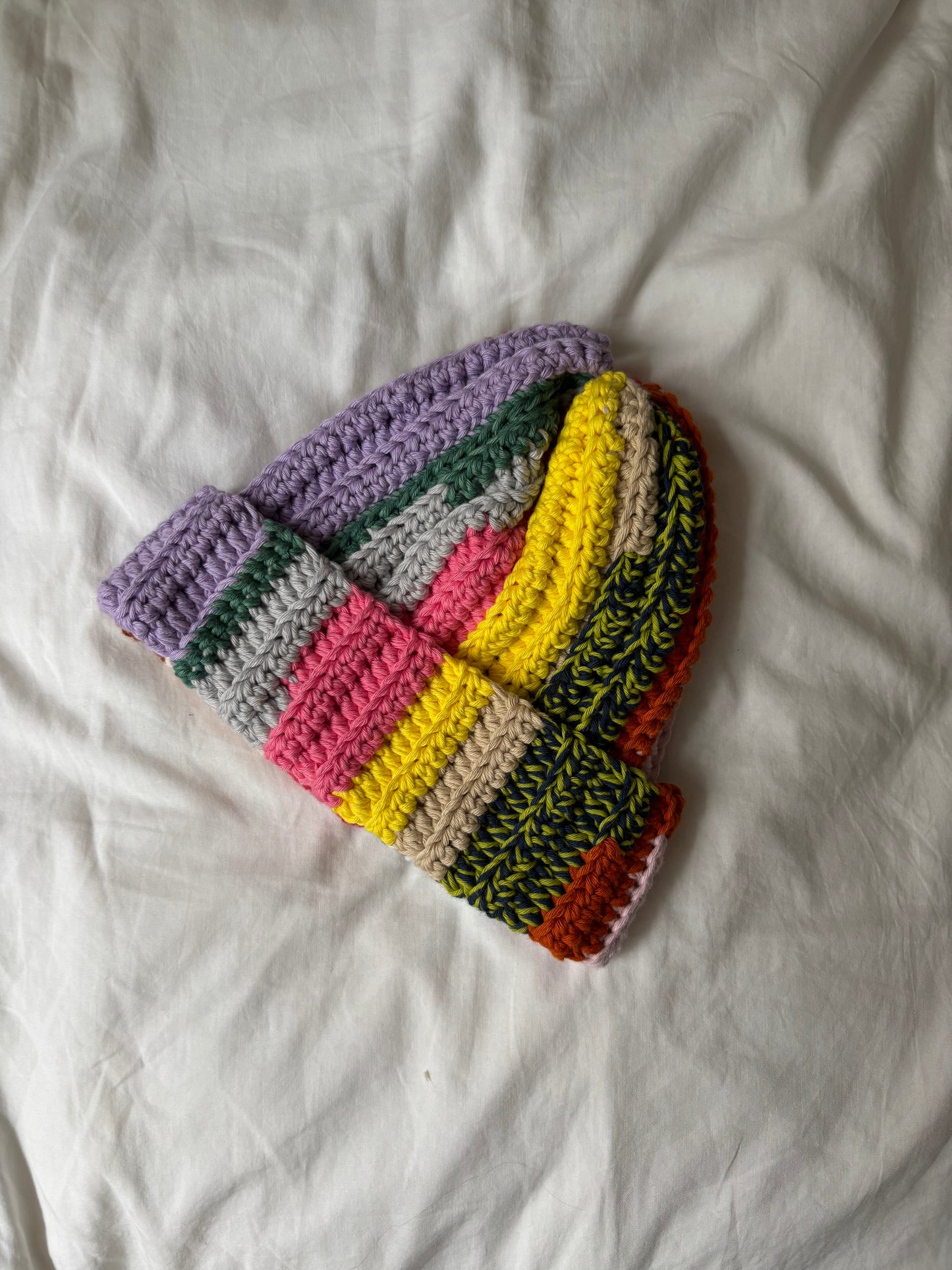 rainbow beanie