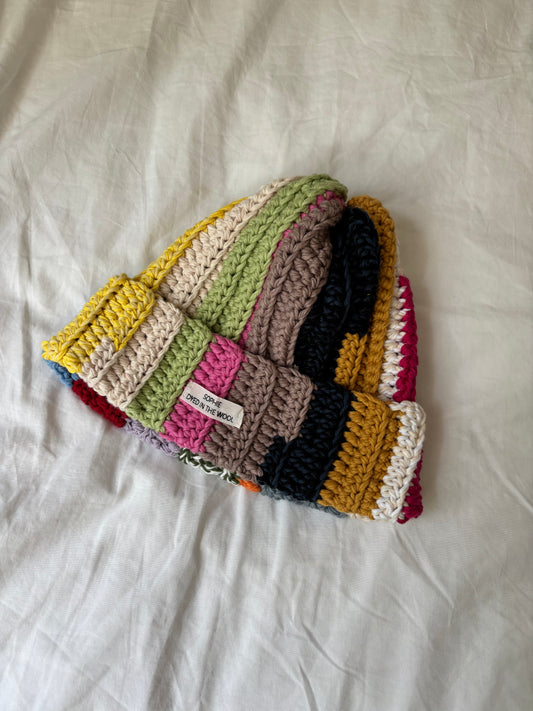 rainbow beanie