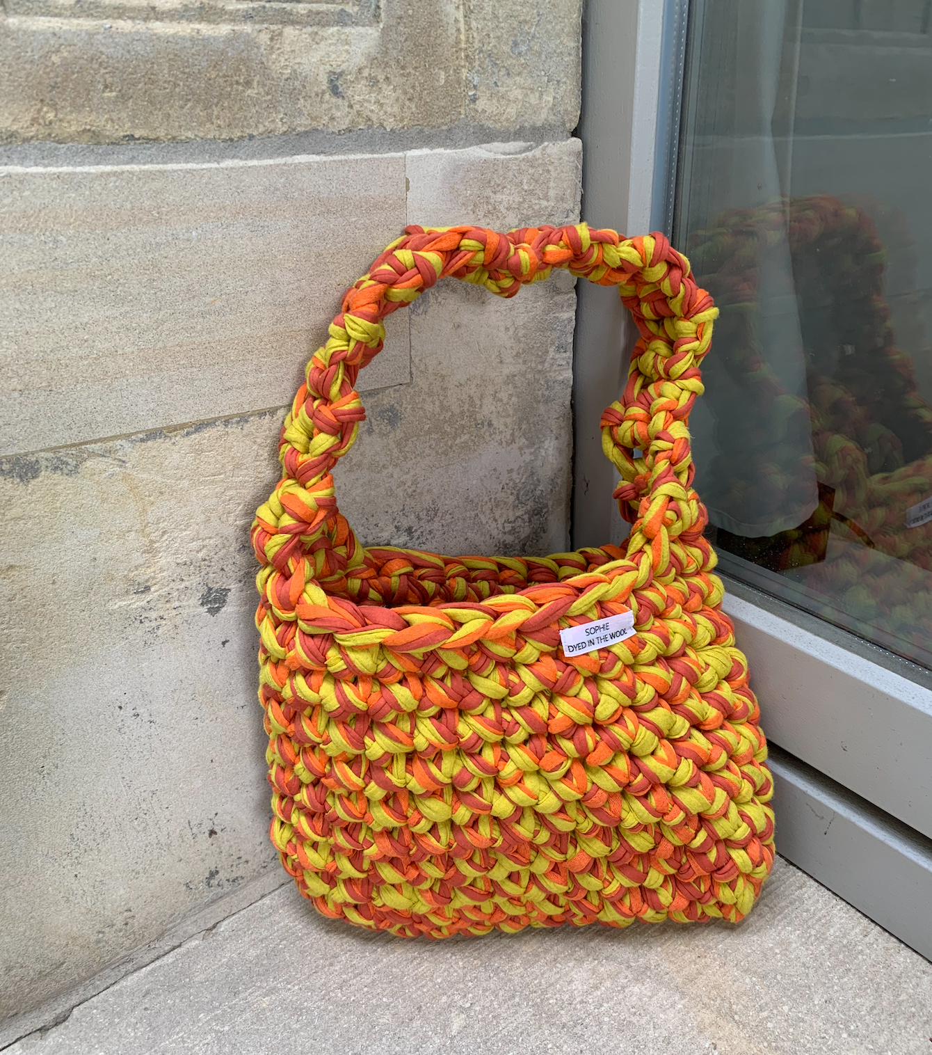 recycled yarn bag